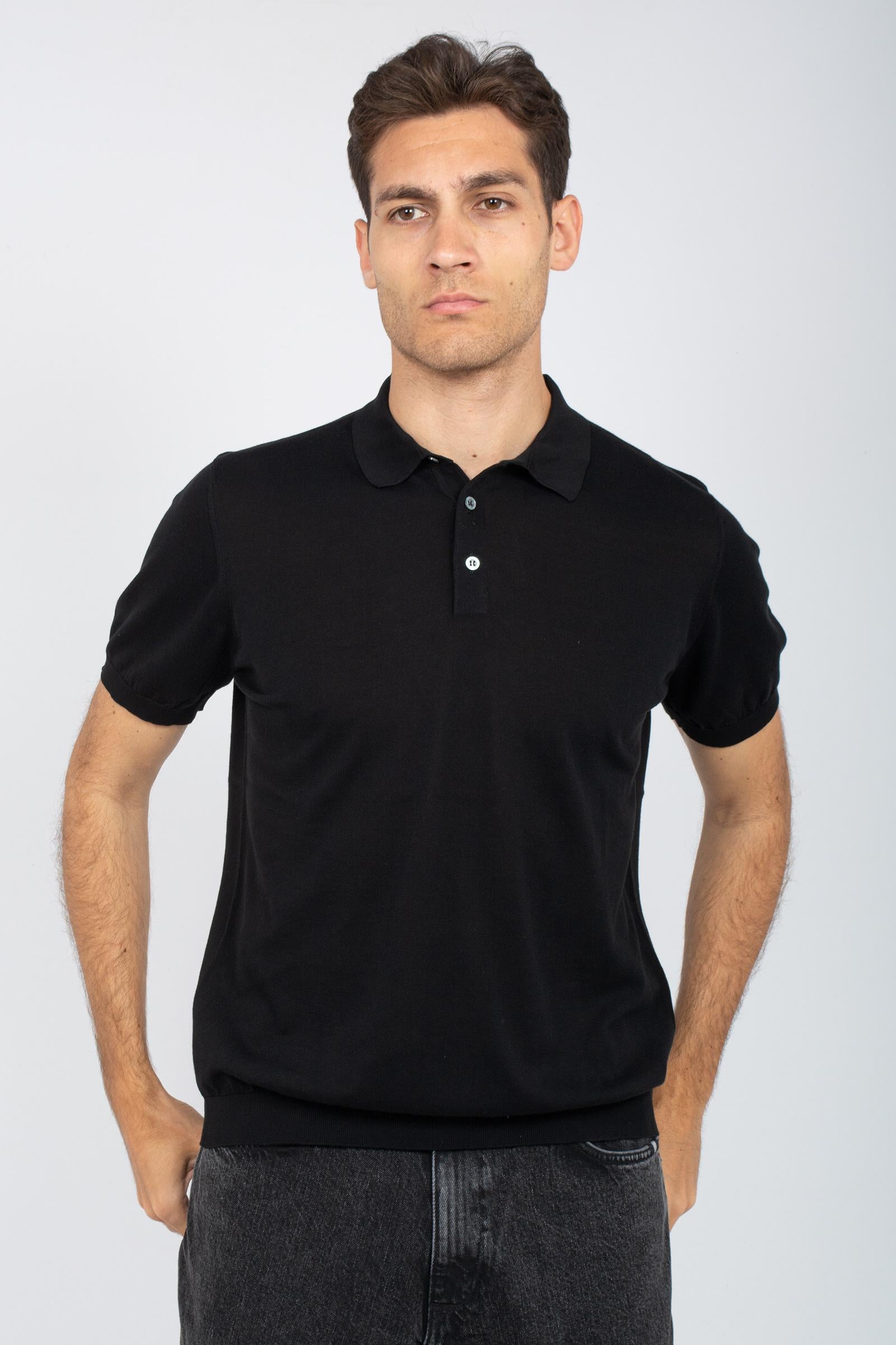 polo in cotone unito D0GN202 690 DRUMOHR 