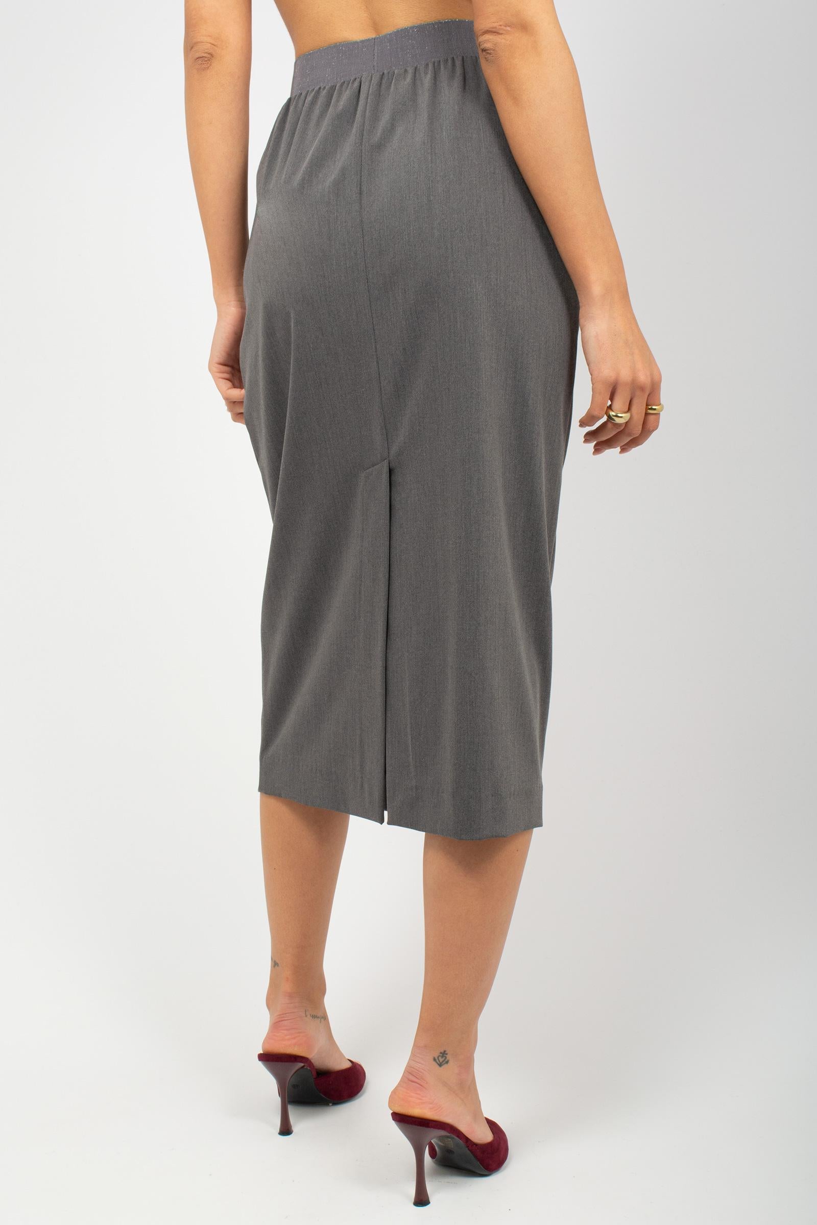 gonna in misto viscosa e lana 76809 7745 LE TRICOT - Perugia 