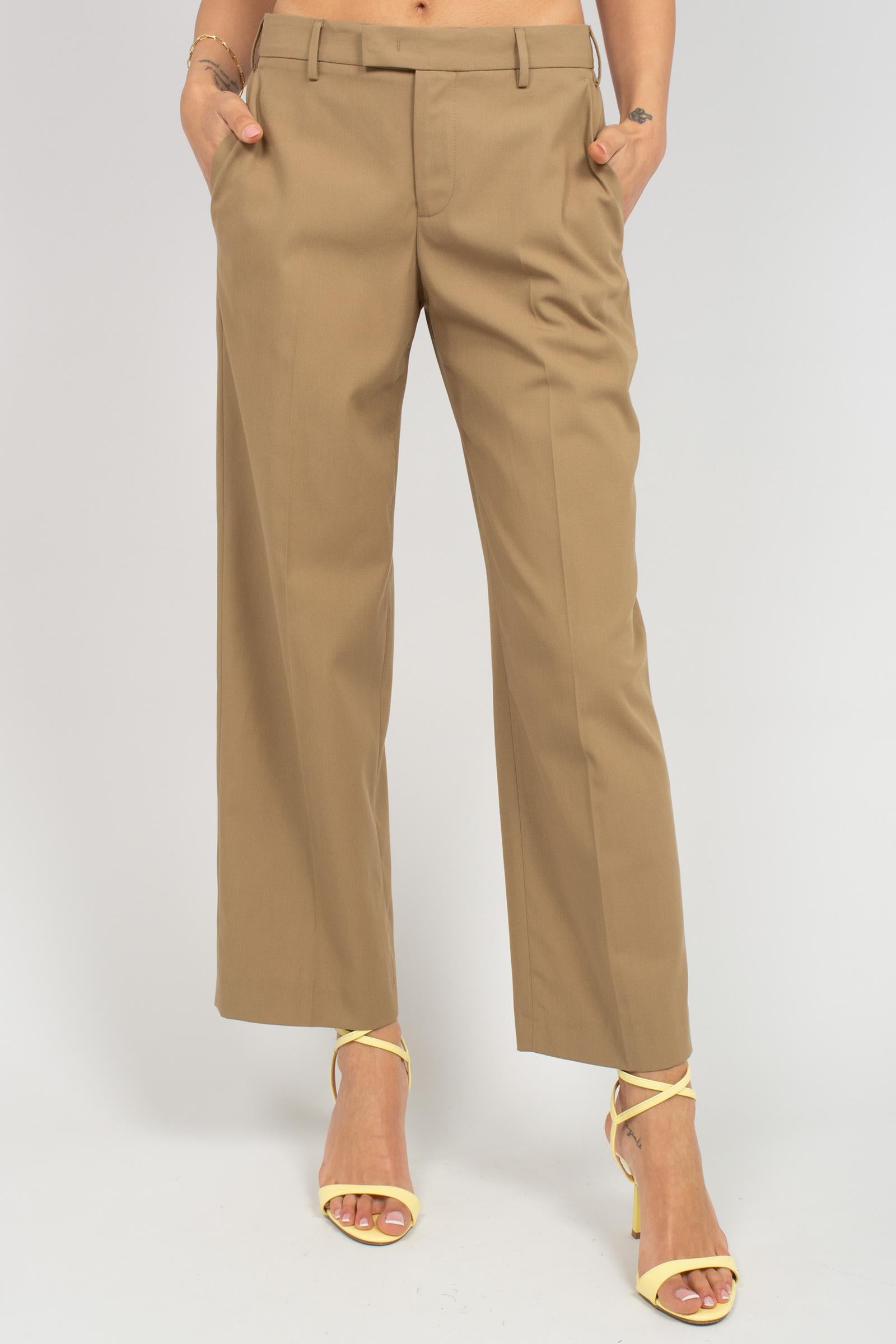 pantalone in popeline di cotone 'emma' CDVSEAZ00STD SD820060 PT TORINO 