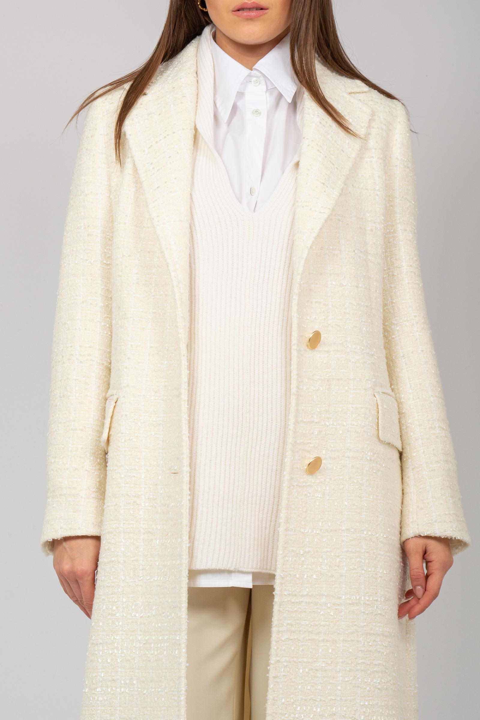 cappotto in tweed di misto lana 7400285501 1147 TARDIA 