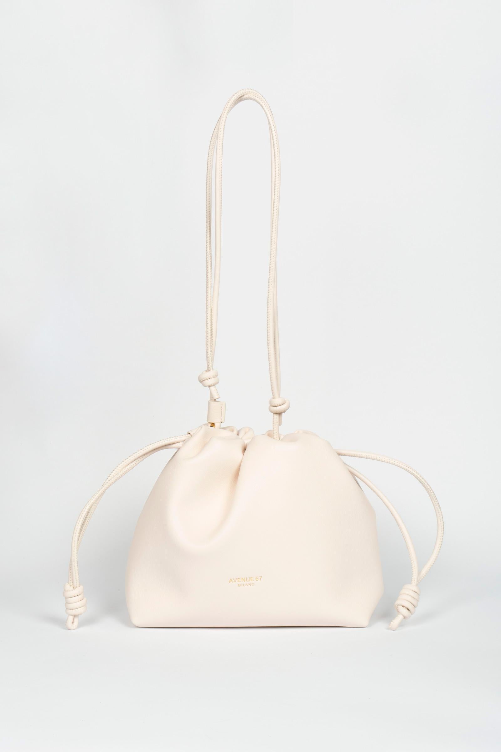 pounch con catena in nappa 'cynthia' CYNTHIASAUVAGE BURRO AVENUE 67 