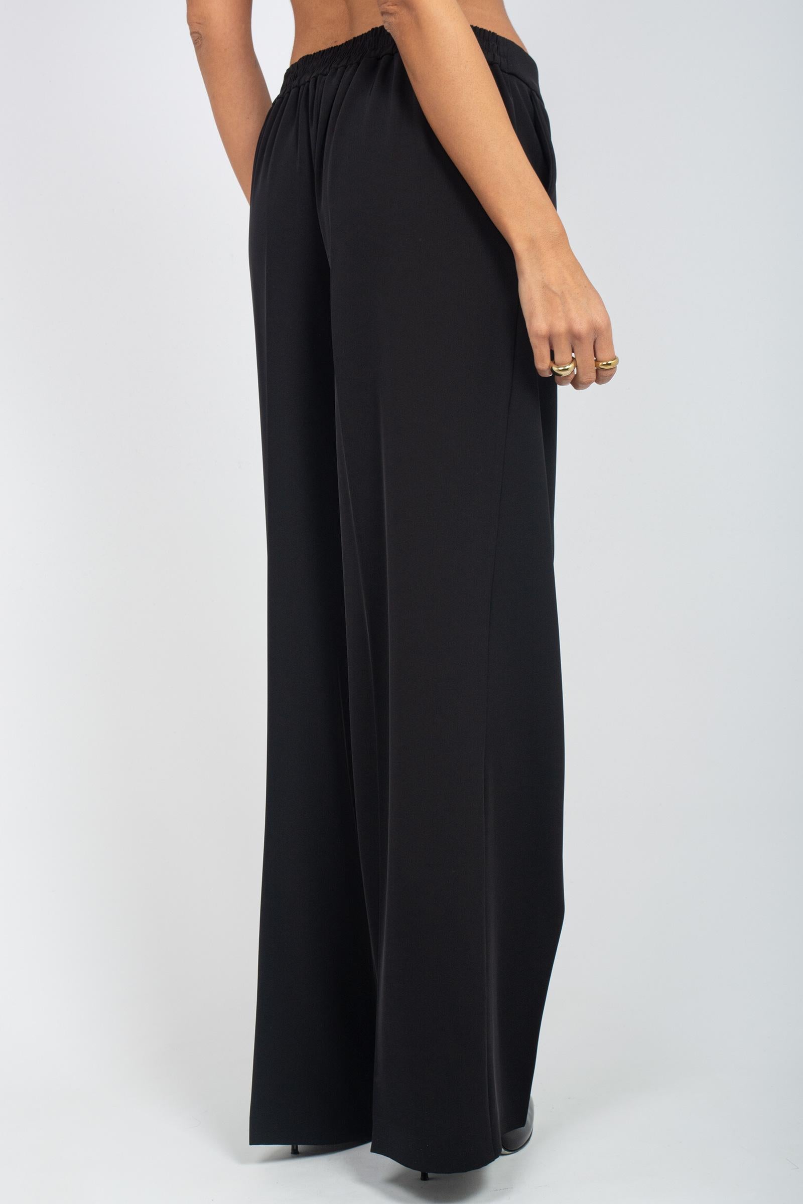 pantalone in cady &#39;hellen&#39; HELLENDD07 NERO DOUUOD 