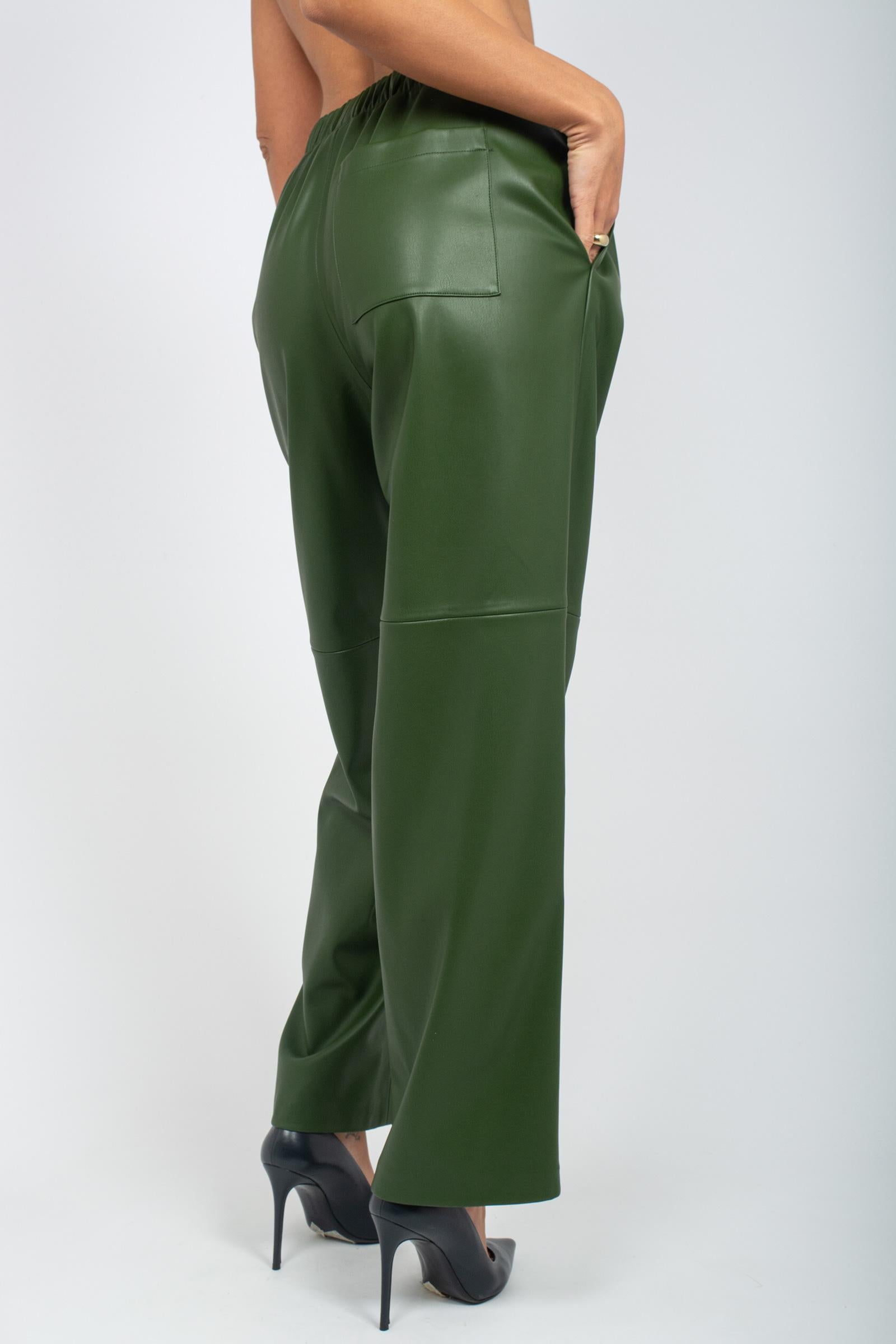 jogger in ecopelle 'spinello' SPINELLODD08 OLIVA DOUUOD 