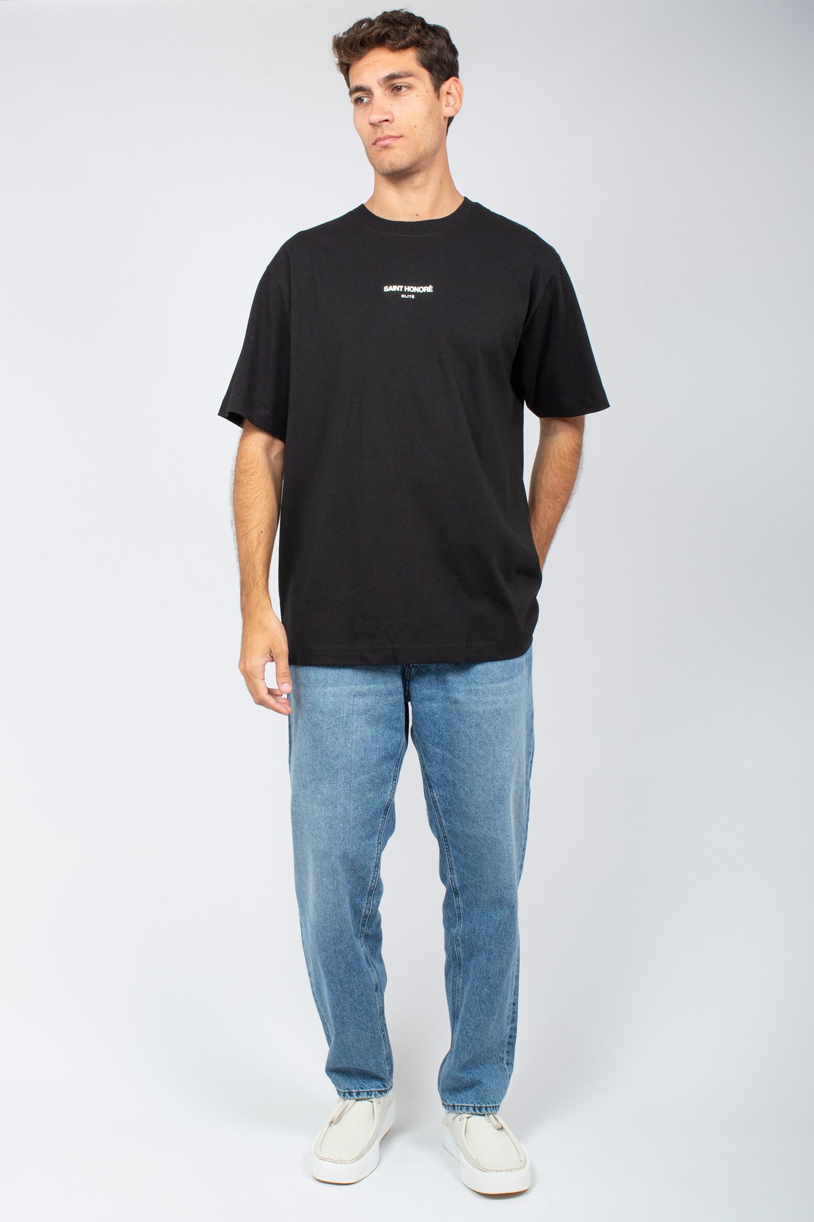 t-shirt oversize in cotone miuback TSOVER955MIUBACK BLK ELITE 