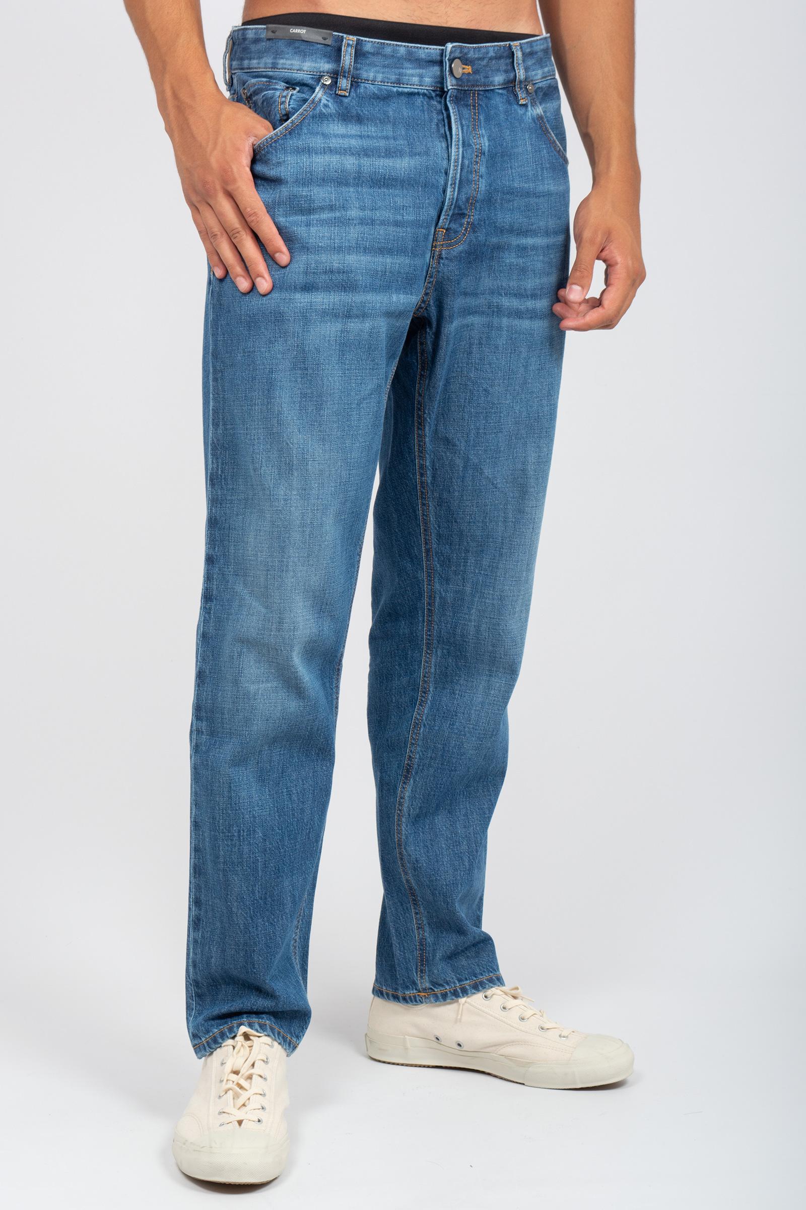 denim in cotone stretch 'carrot fit' C5RP05BO OA5010MI02 PT TORINO DENIM 