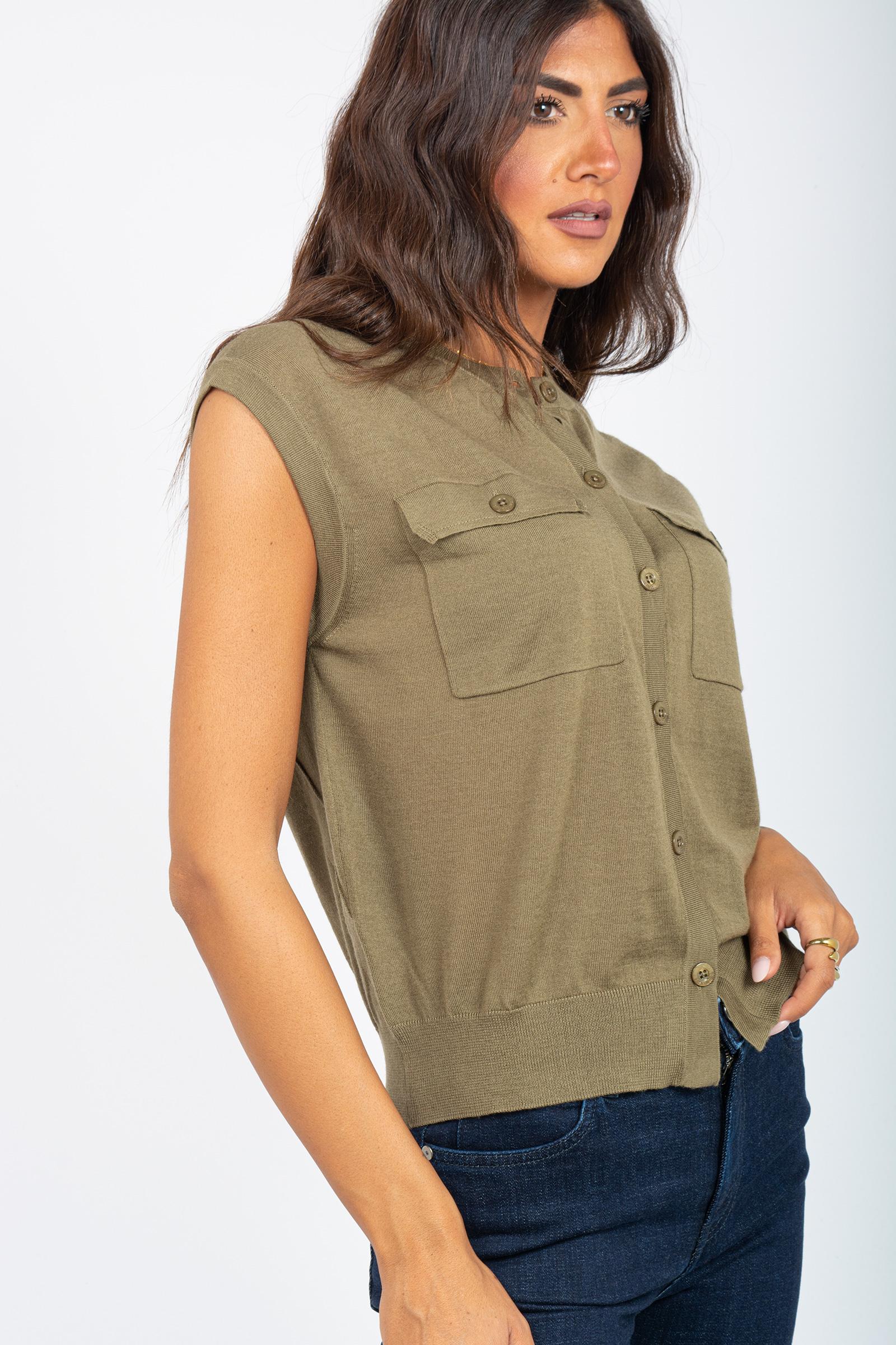 gilet in lana 'brigida' Y5WC54 S34 SEMICOUTURE 