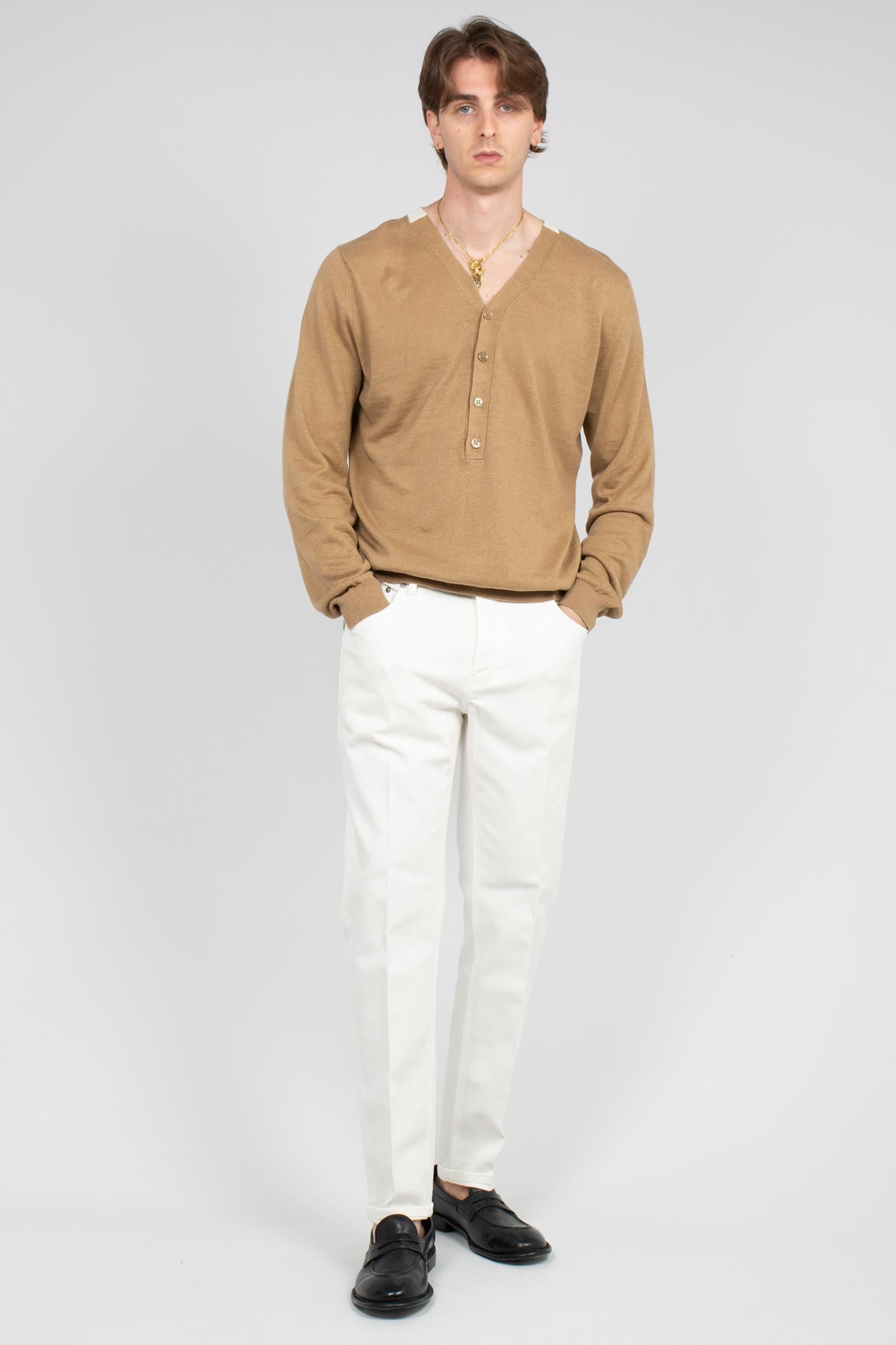 jeans in bull di cotone stretch 'raggae fit' C5TP05B0 OA14T0Y018 PT TORINO DENIM 