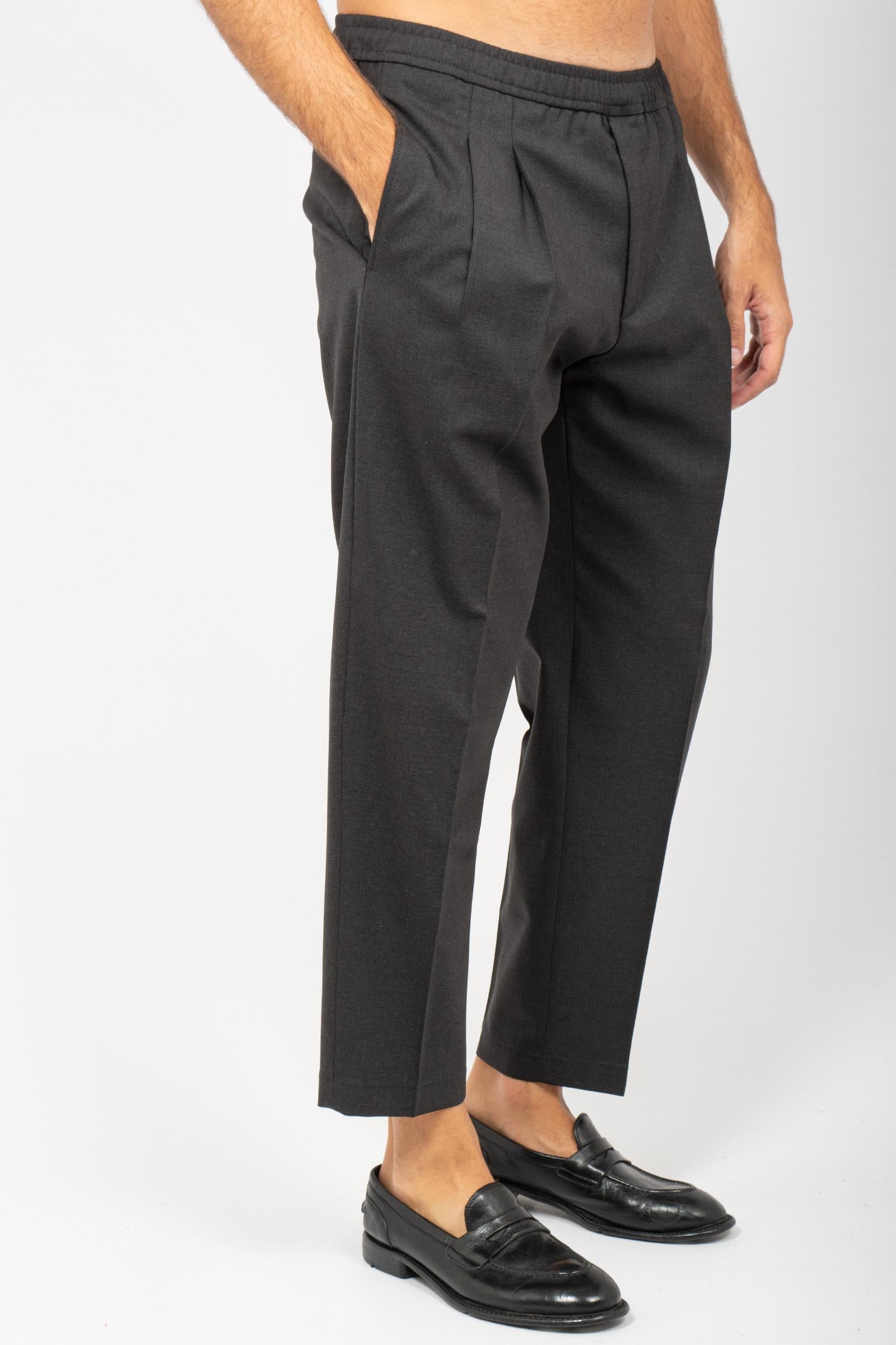 jogger in misto lana 'baddy' BADDYWBS GRIGIOSCURO BE ABLE 