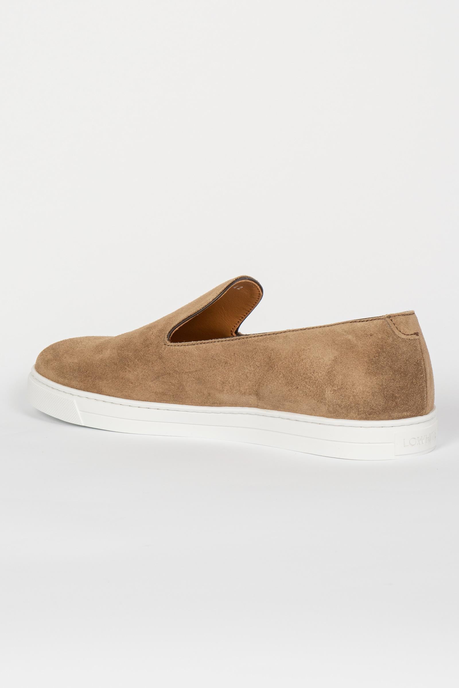 mocassini in suede 29002FLORENCE TABACCO LO.WHITE 