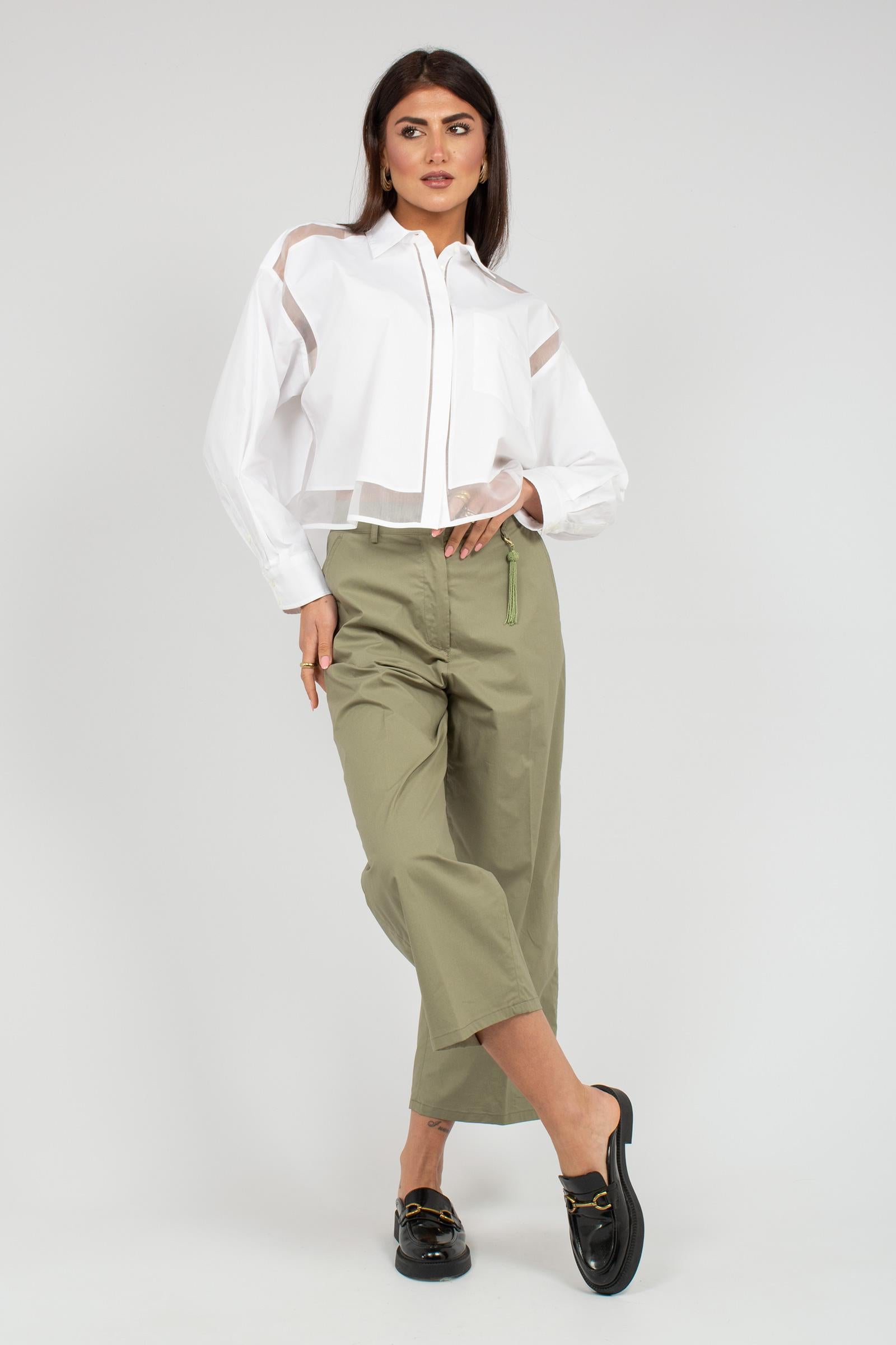 pantalone in popeline di cotone PT139920220654 073 SEVENTY 