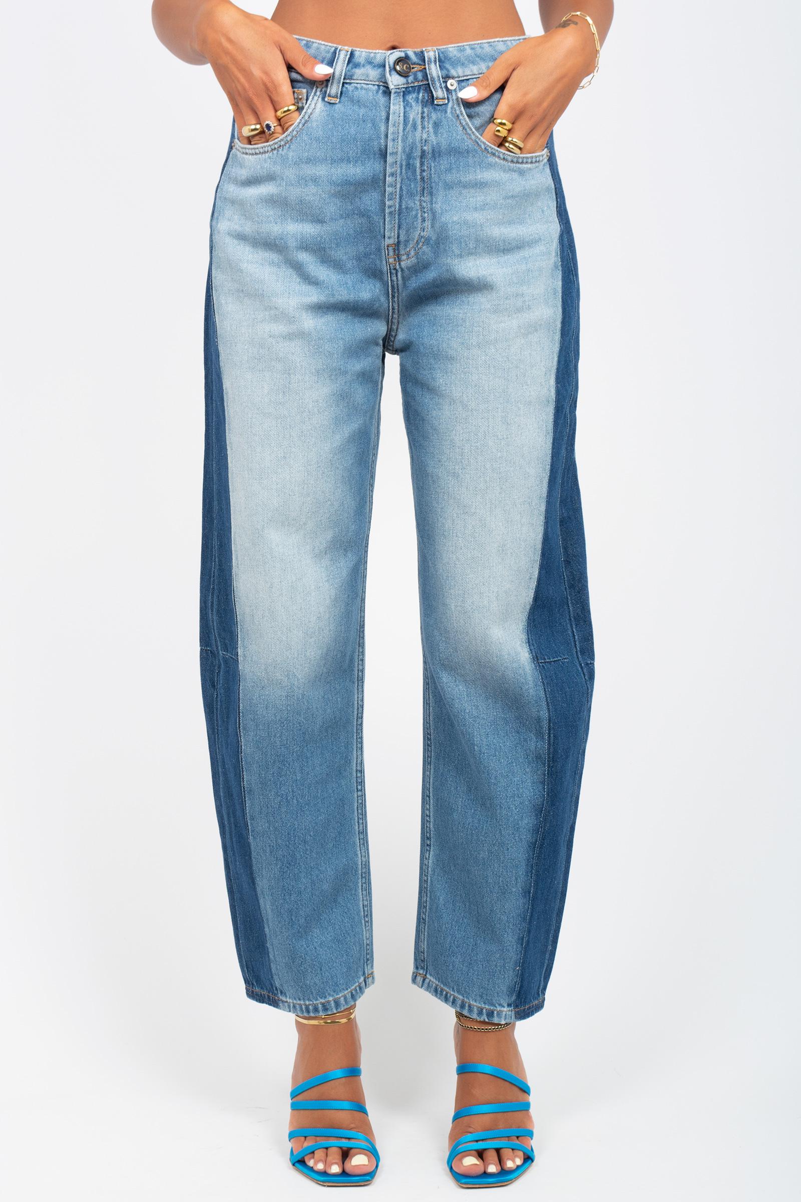 denim in mix lavaggi 'giuditta' Y5SY02 JNS43 SEMICOUTURE 