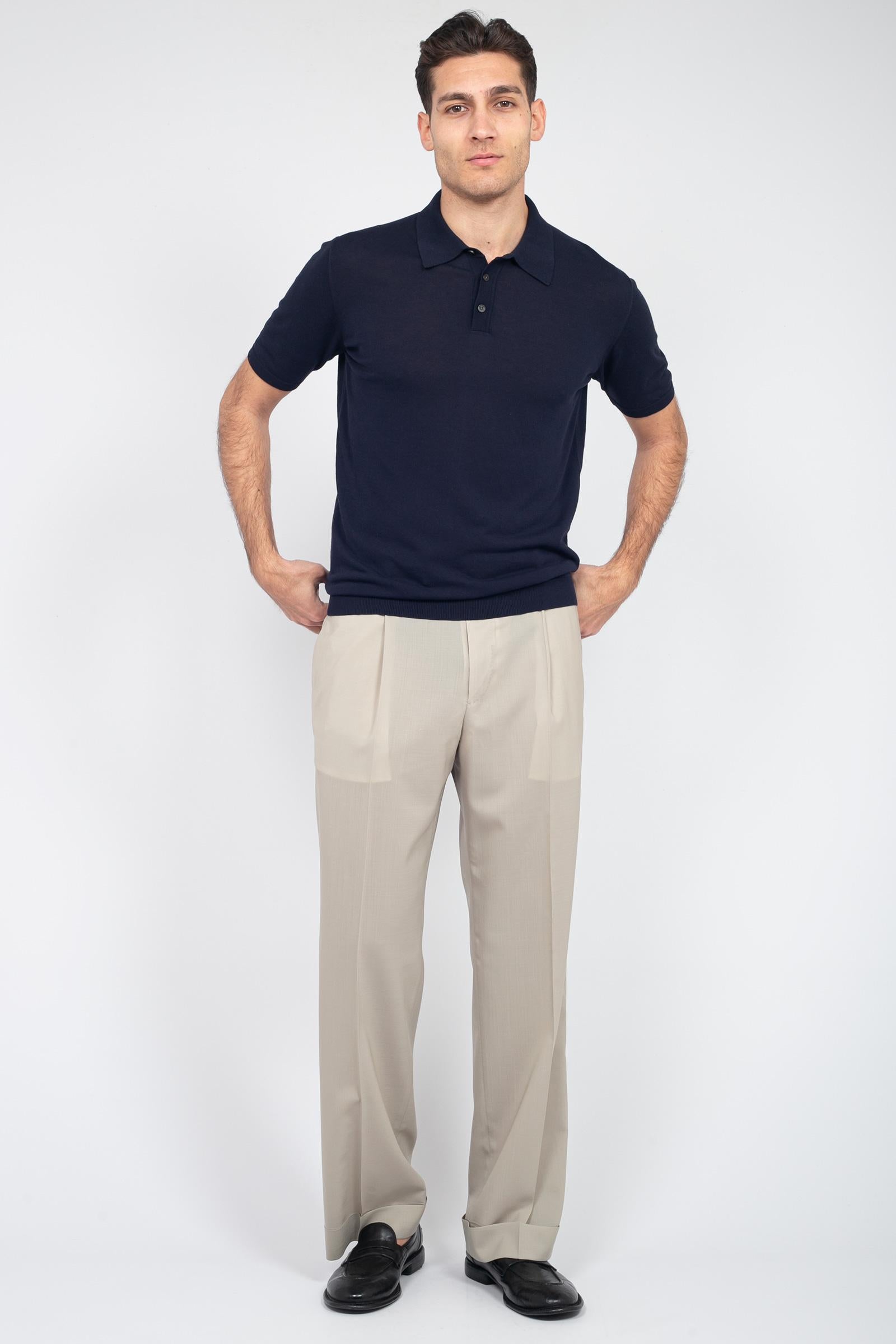 pantalone in lana super100s 'quindici' C0ASX5ZA0FWD ZI560060 PT TORINO 
