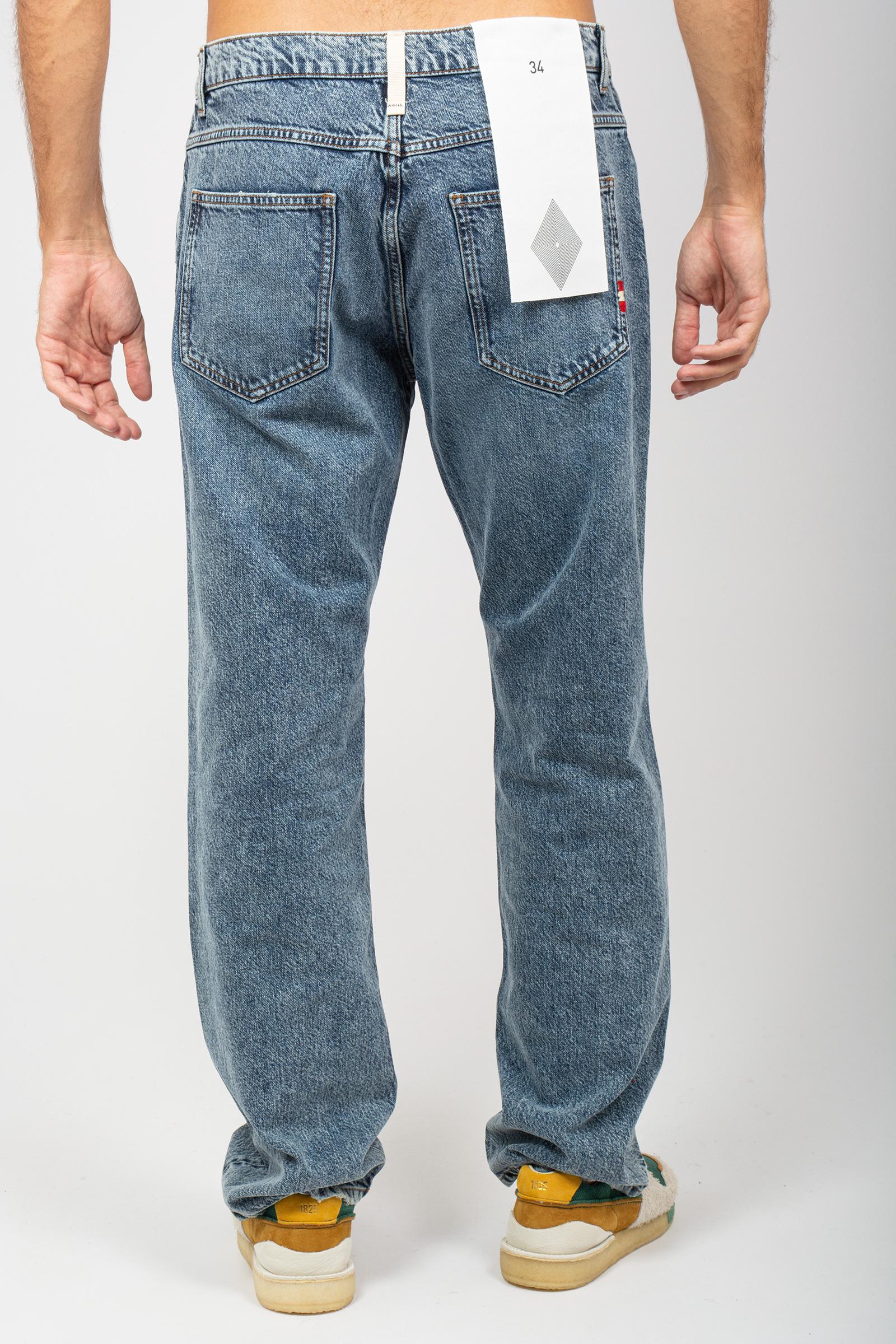 jeans in denim recycled 'james' AMU010D5703012 C0999 AMISH 