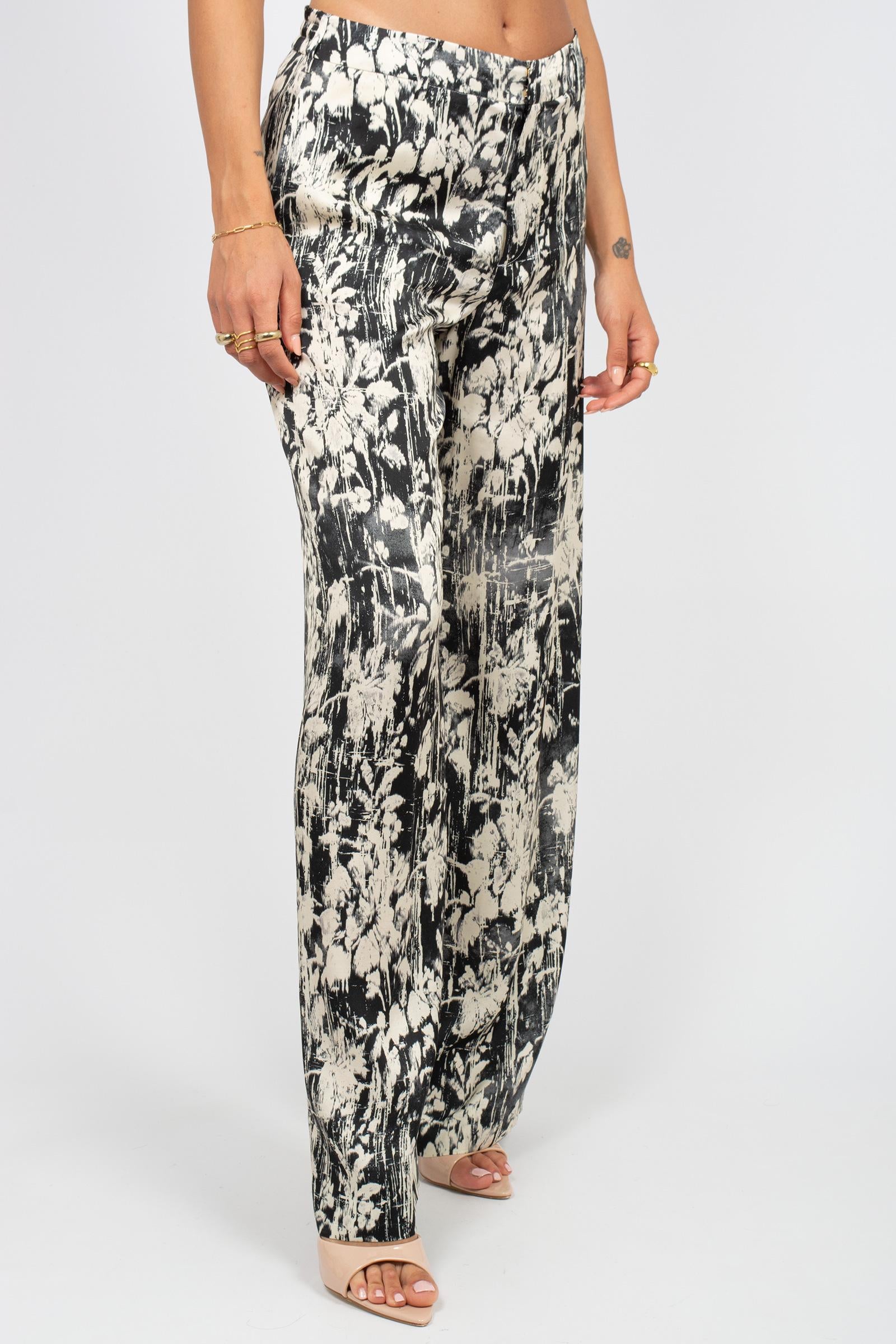 pantalone in viscosa stampata 'lorenza' CDVSLR00STD ER210990 PT TORINO 