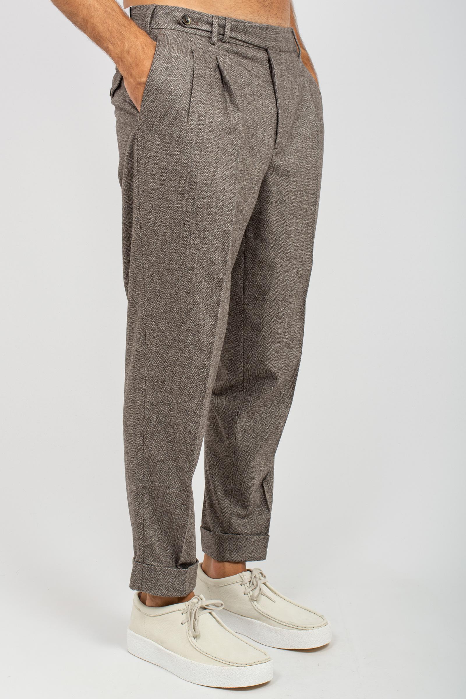 pantalone in misto lana 'carrot' COZFCLZB0CL1 TO020140 PT TORINO 