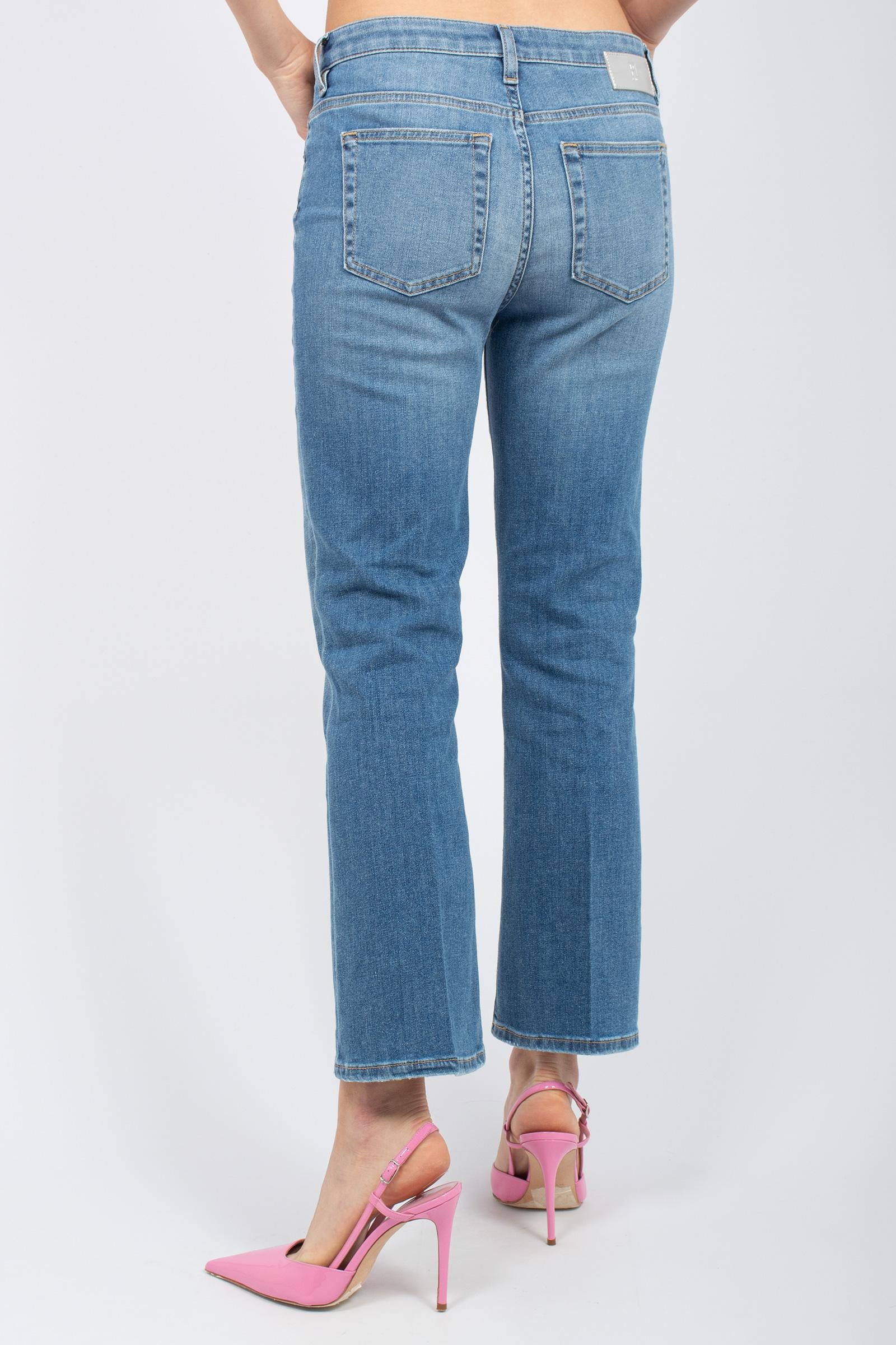 denim flare cropped 'kim' C1VPKMZ0 TX2590MM96 PT TORINO DENIM 