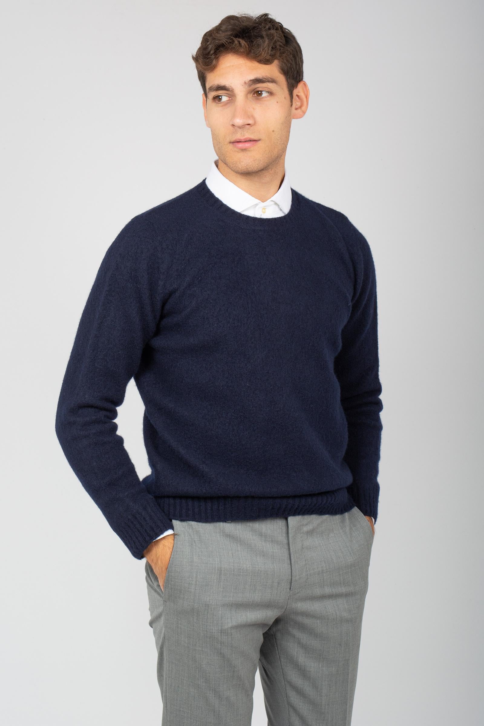 girocollo in lambswool D8W103GLO 790 DRUMOHR 