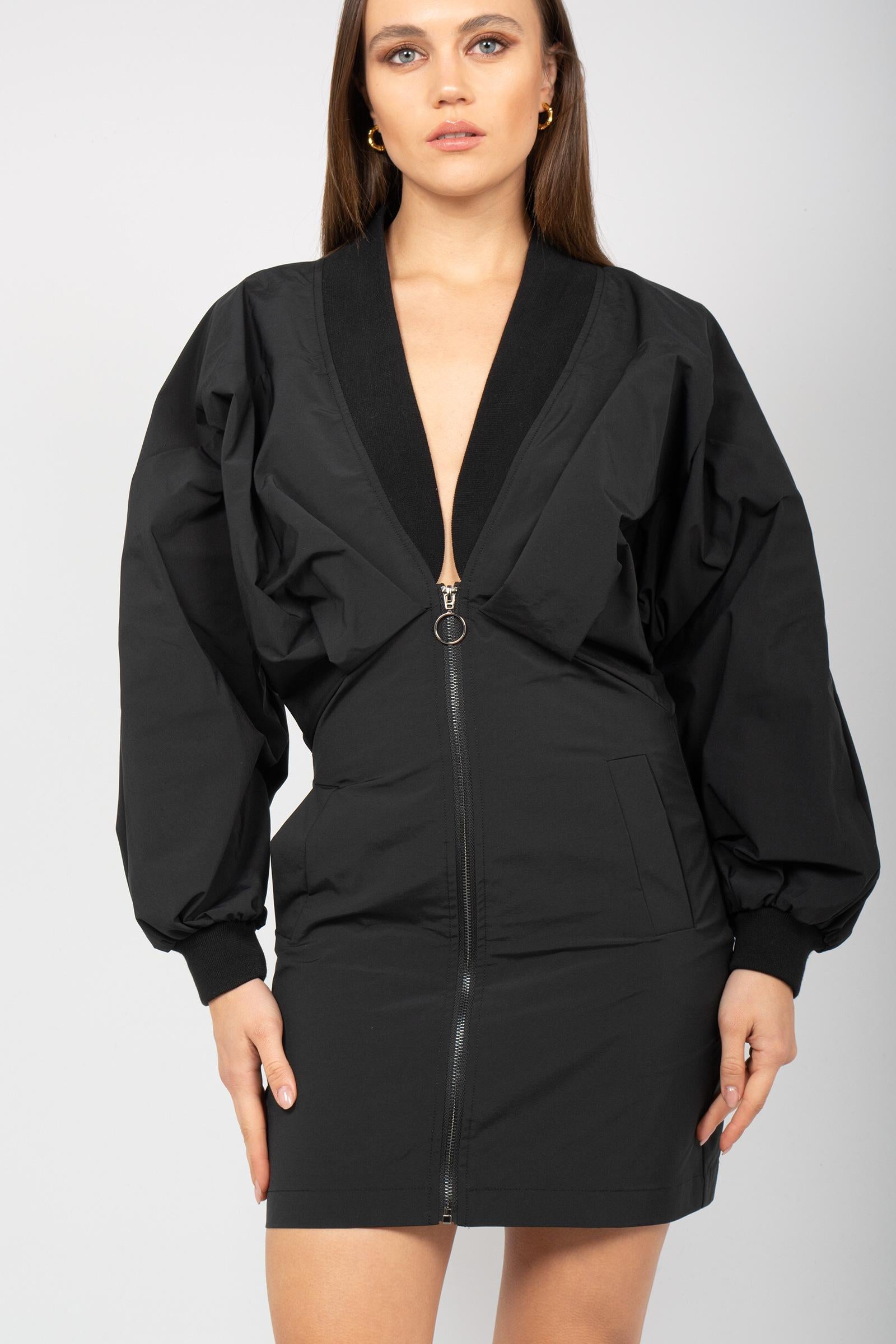 mini abito in nylon F25DC04 B195 WEILI ZHENG 