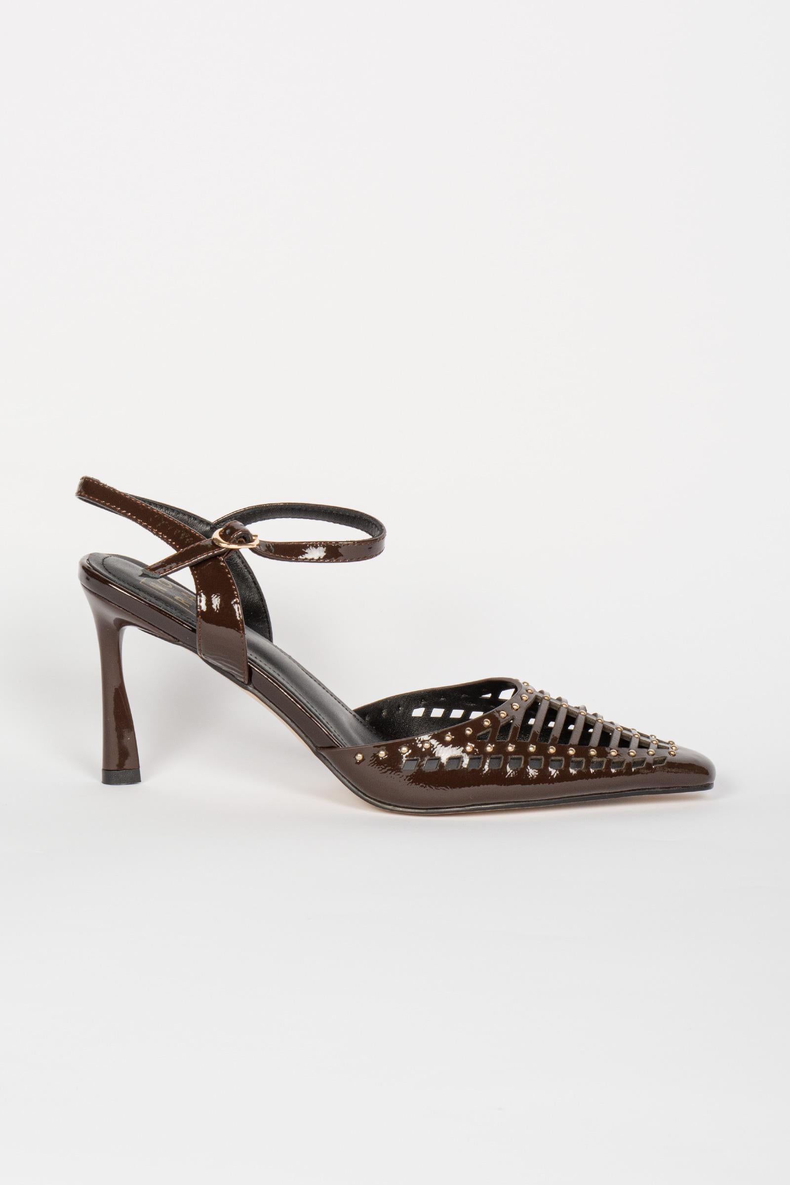 decollete 80mm in naplak e microborchie PE101NAPLAK TMORO NORA NEW YORK 