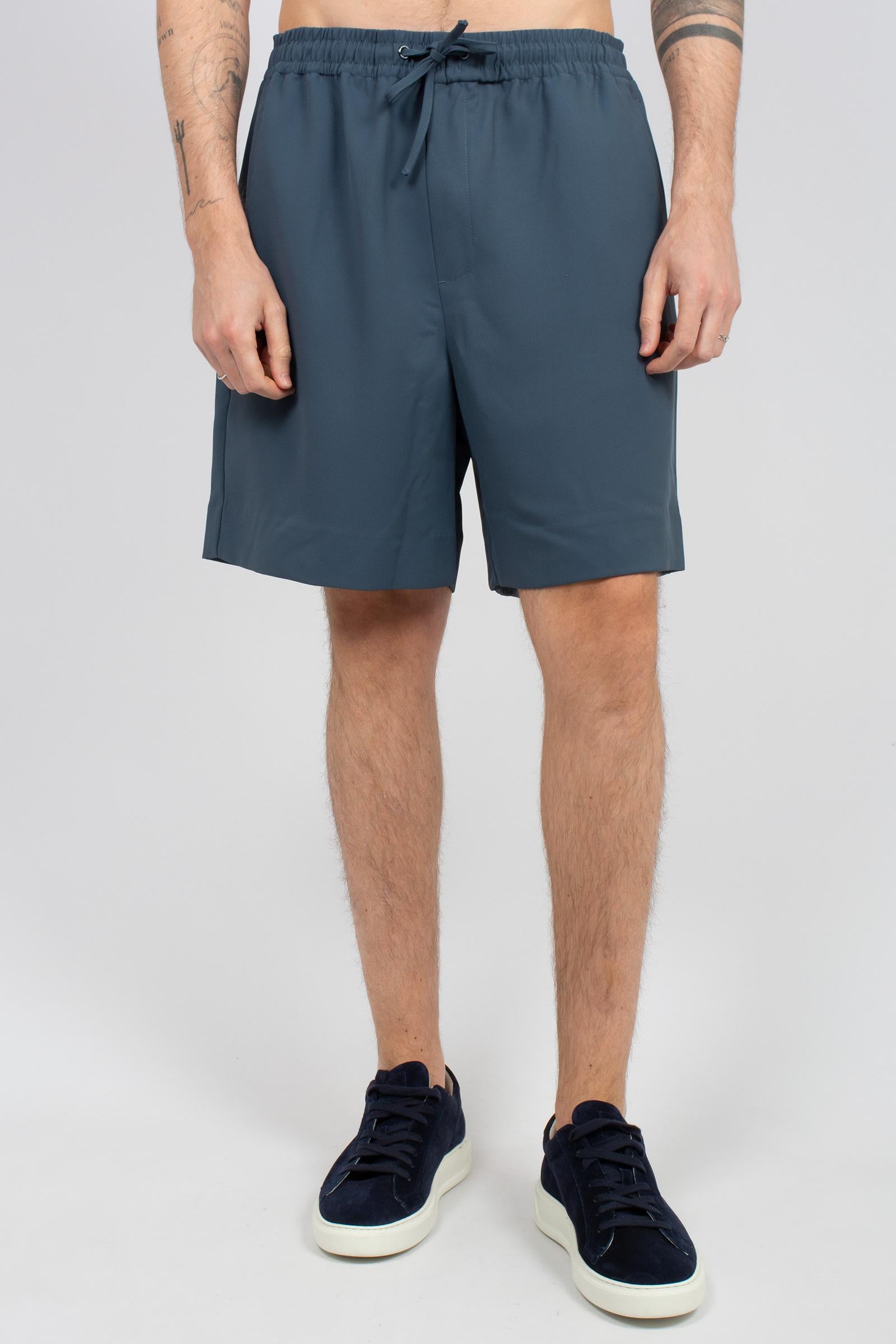 jogger corto in tessuto tecnico 2601040002 INKBLUE NEW AMSTERDAM 
