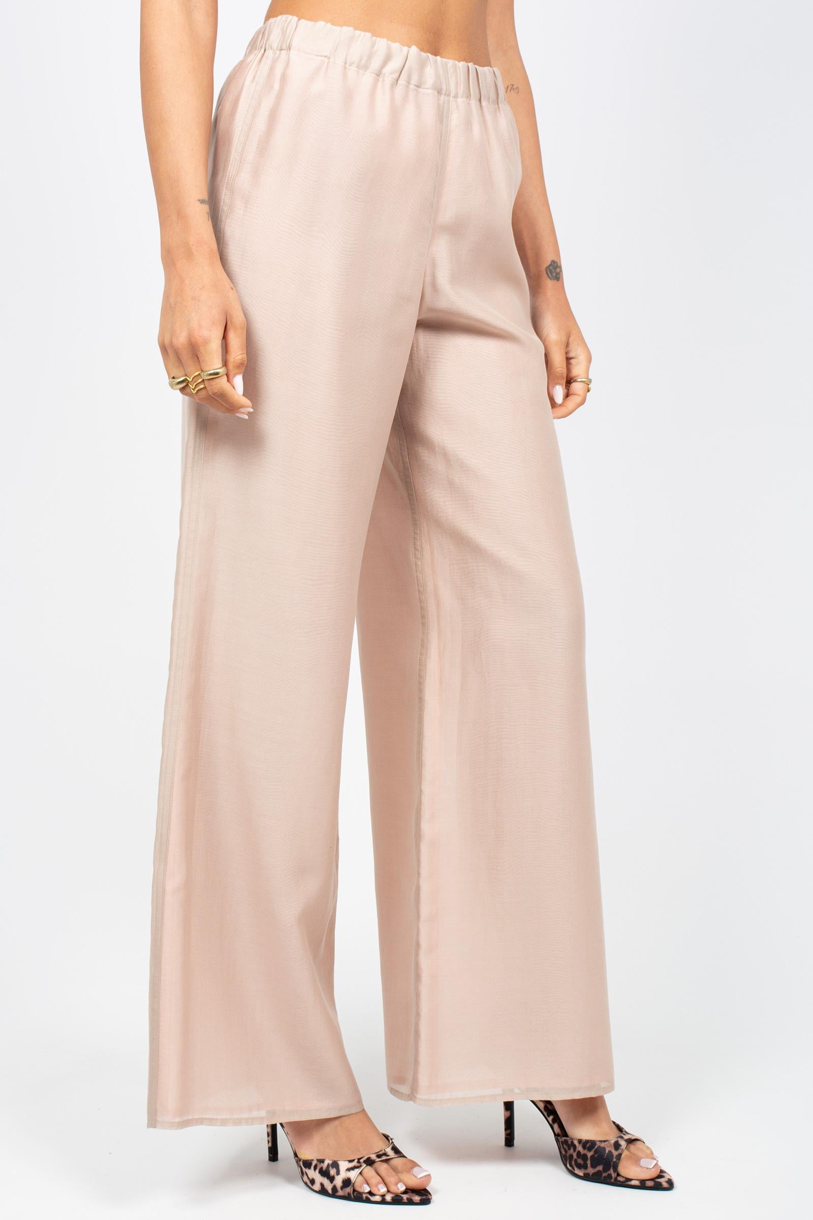 pantalone doppiato in lyocell PT140375460237 012 SEVENTY 