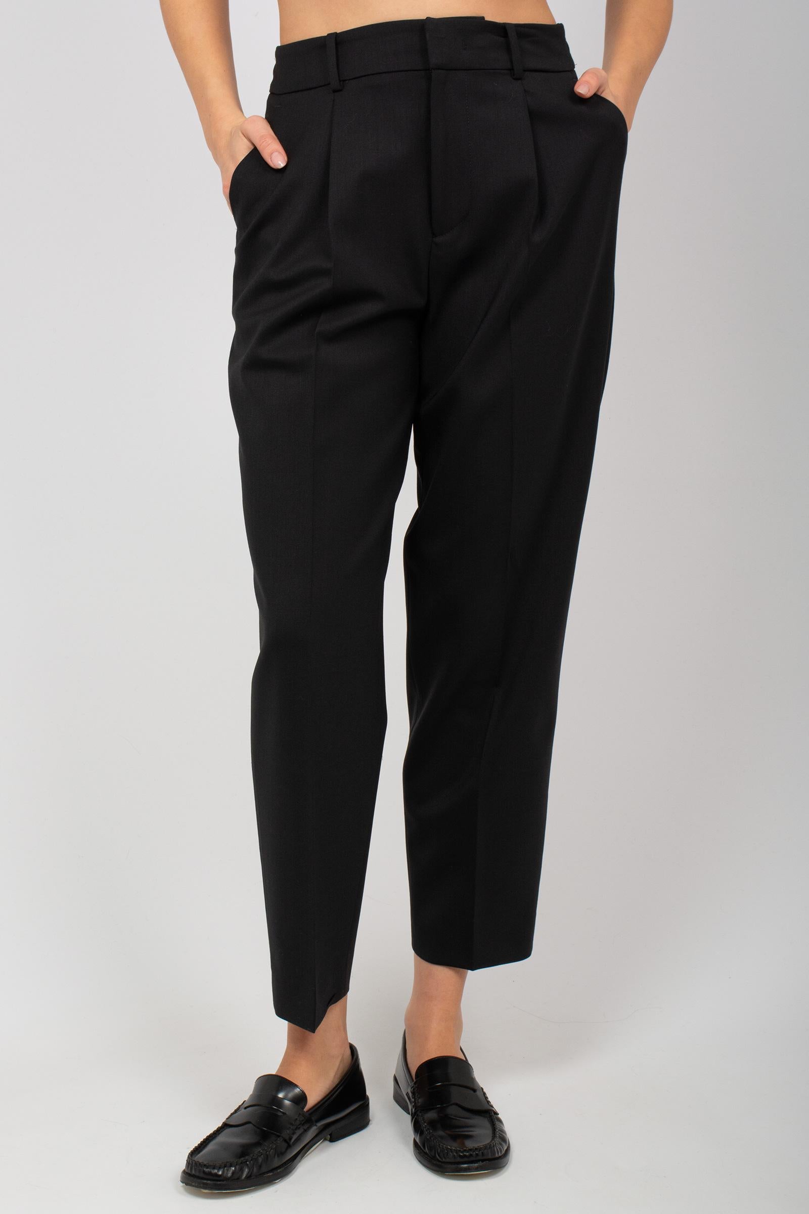 pantalone con pince 'daisy' CDVSDAZ00STD TO550990 PT TORINO 