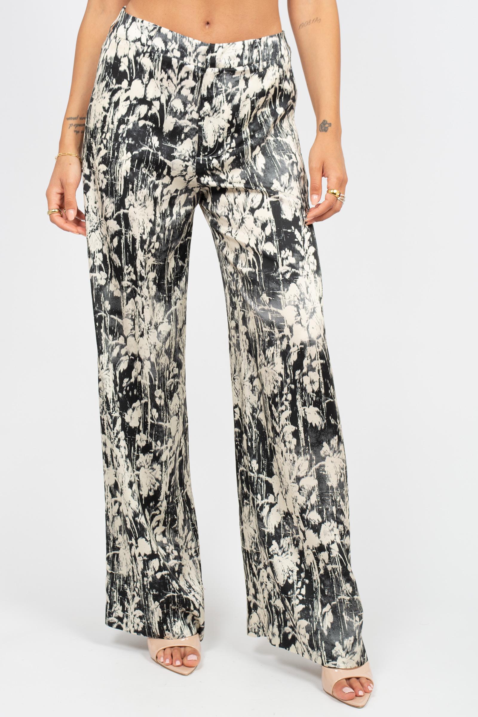 pantalone in viscosa stampata 'lorenza' CDVSLR00STD ER210990 PT TORINO 