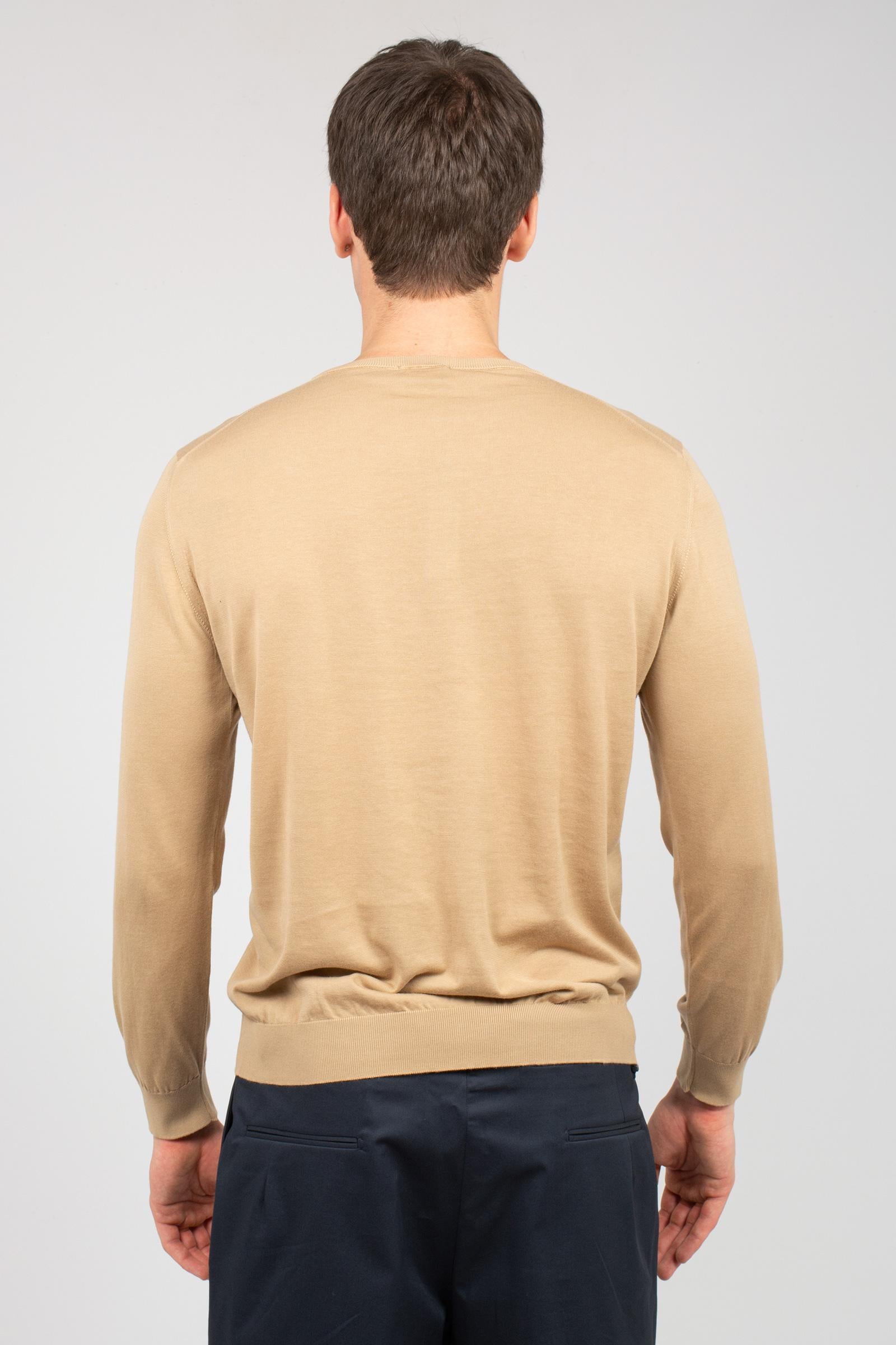 girocollo manica lunga in cotone rasato D0GN113 160 DRUMOHR 