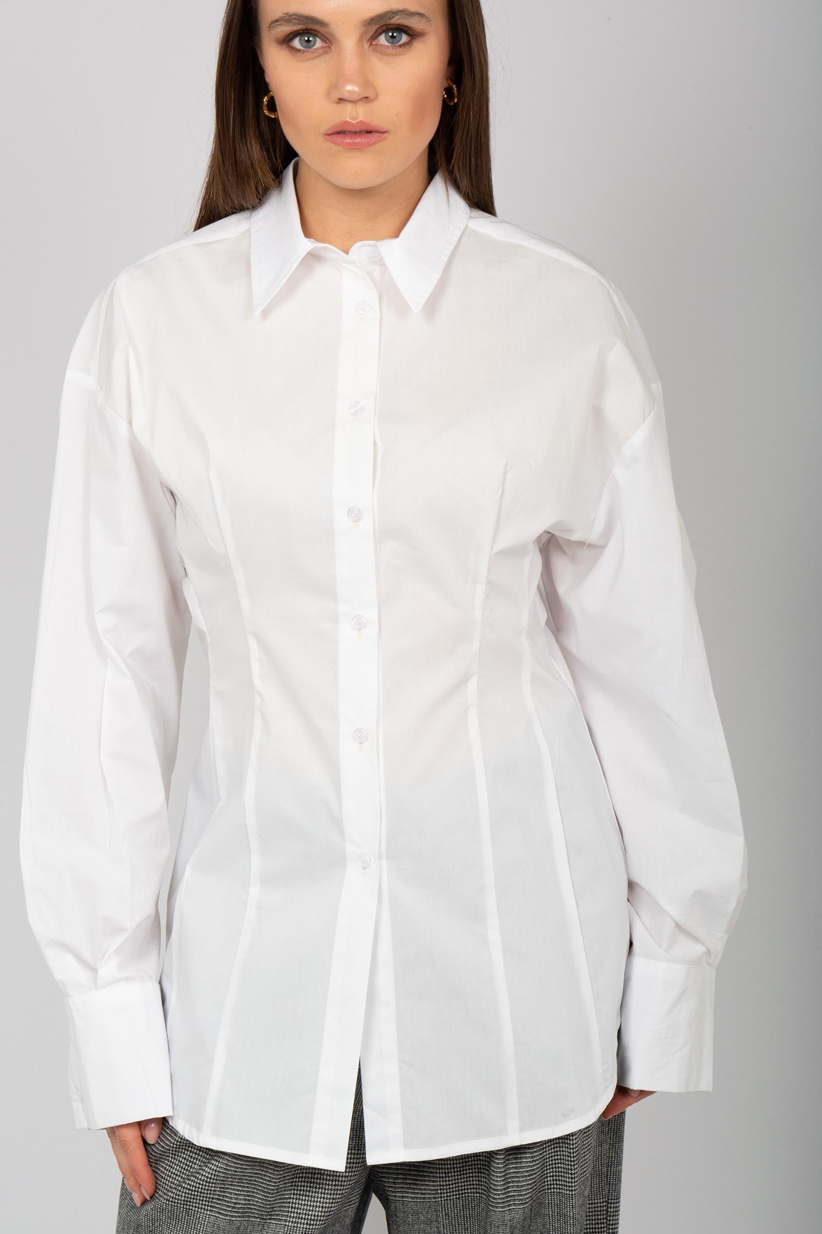 camicia in popeline F25SL09 W201 WEILI ZHENG 