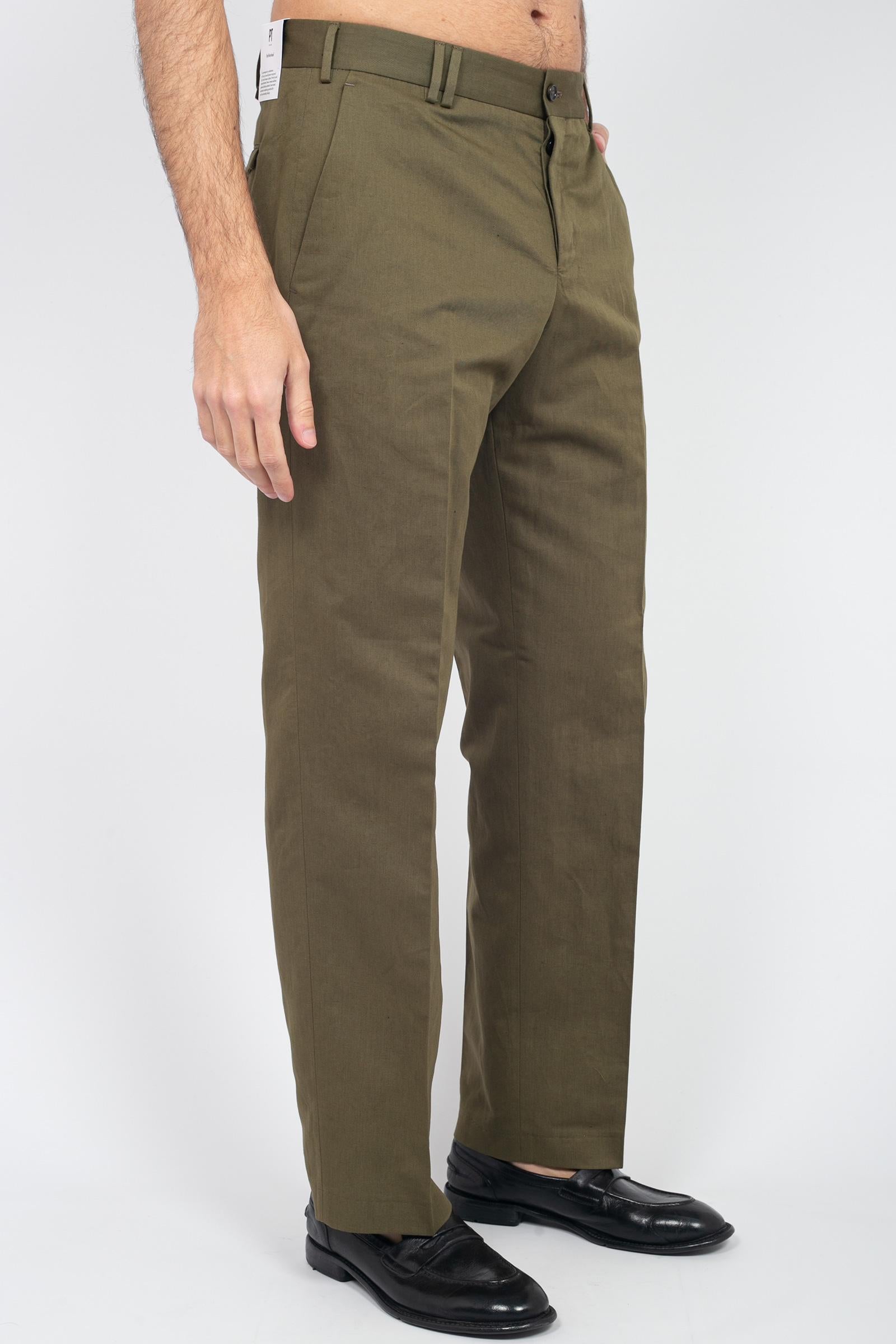 pantalone in lino e cotone 'michael' C0ASJDB00REW BP650445 PT TORINO 