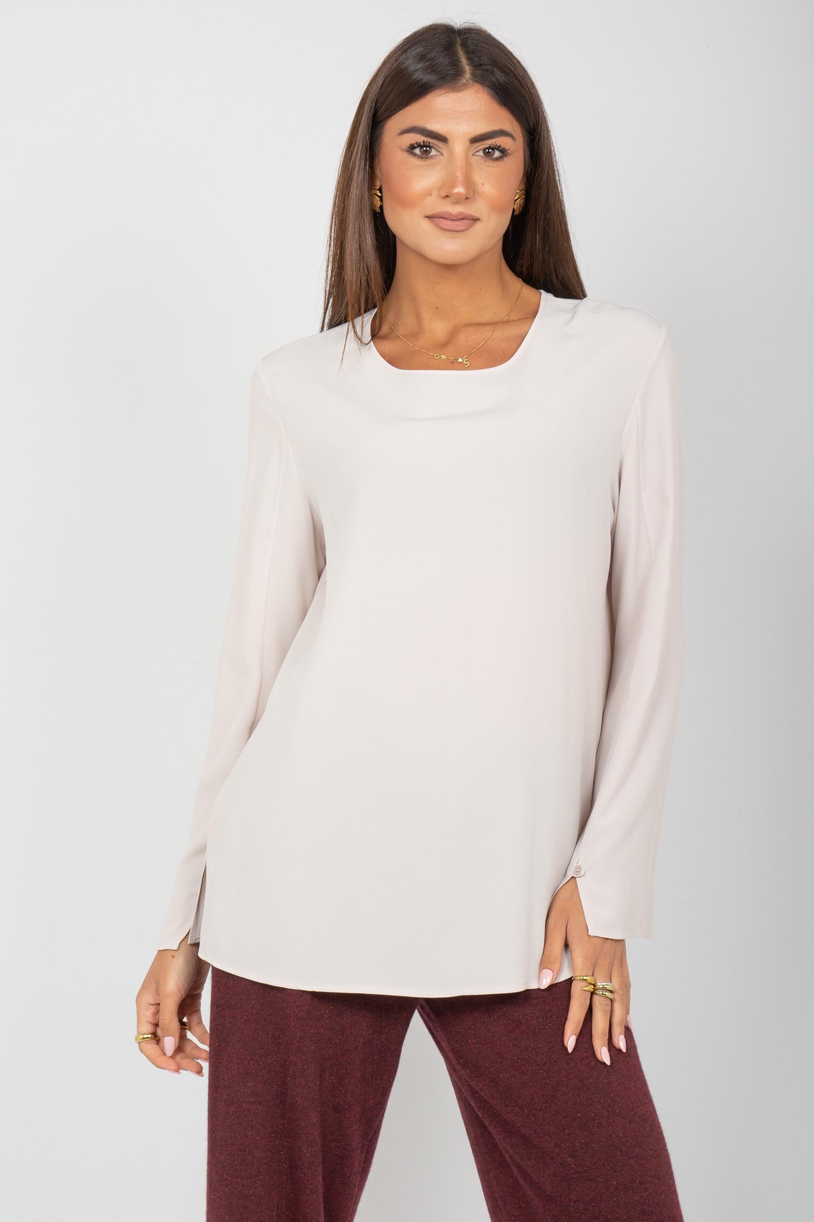 blusa in misto seta 66020 2733 LE TRICOT - Perugia 