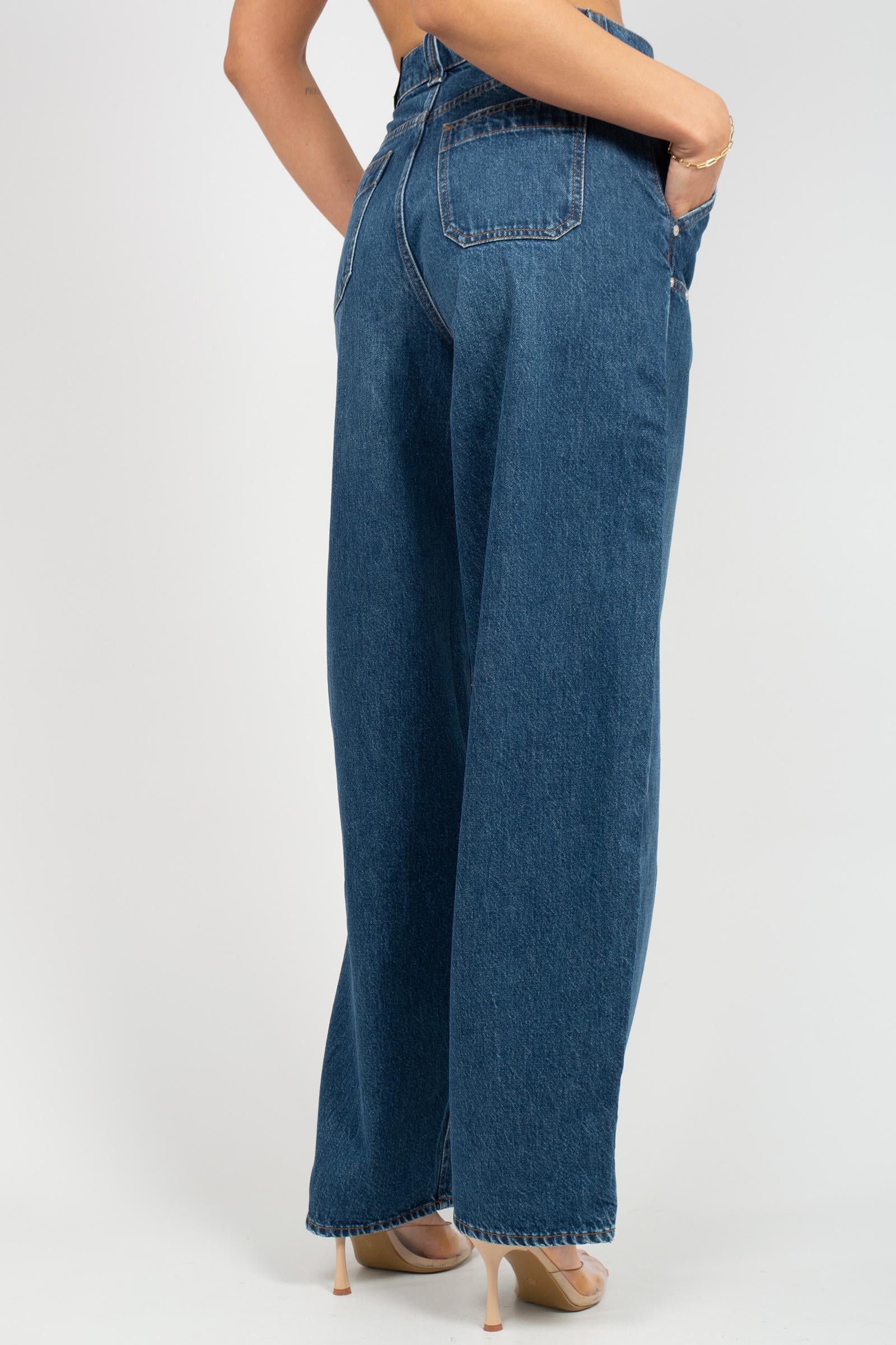 denim con borchie 'baloon' 7UF50066 LEBLUE 7 FOR ALL MANKIND 