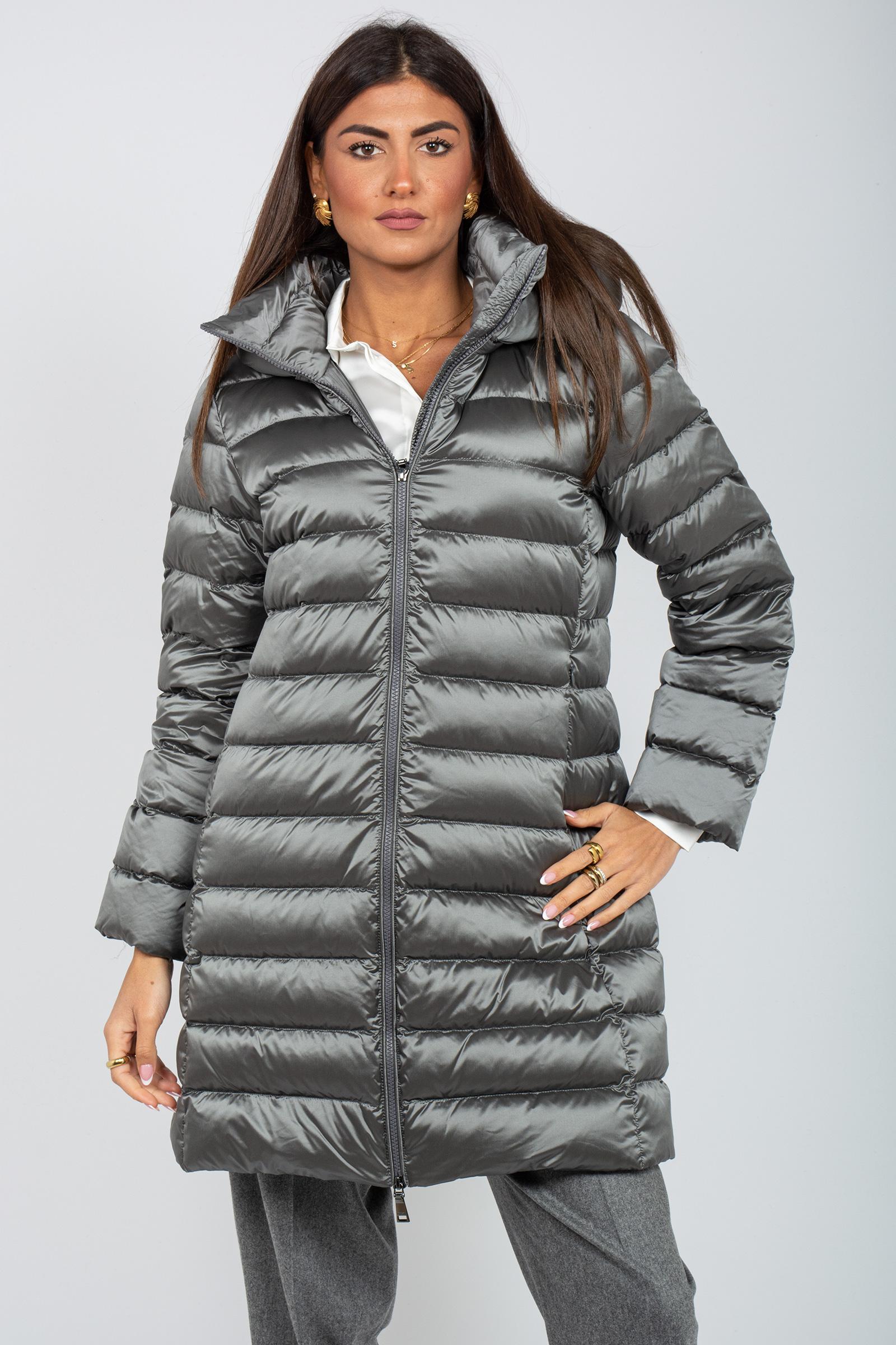 piumino in nylon con cappuccio CS1715480100 953 SEVENTY 