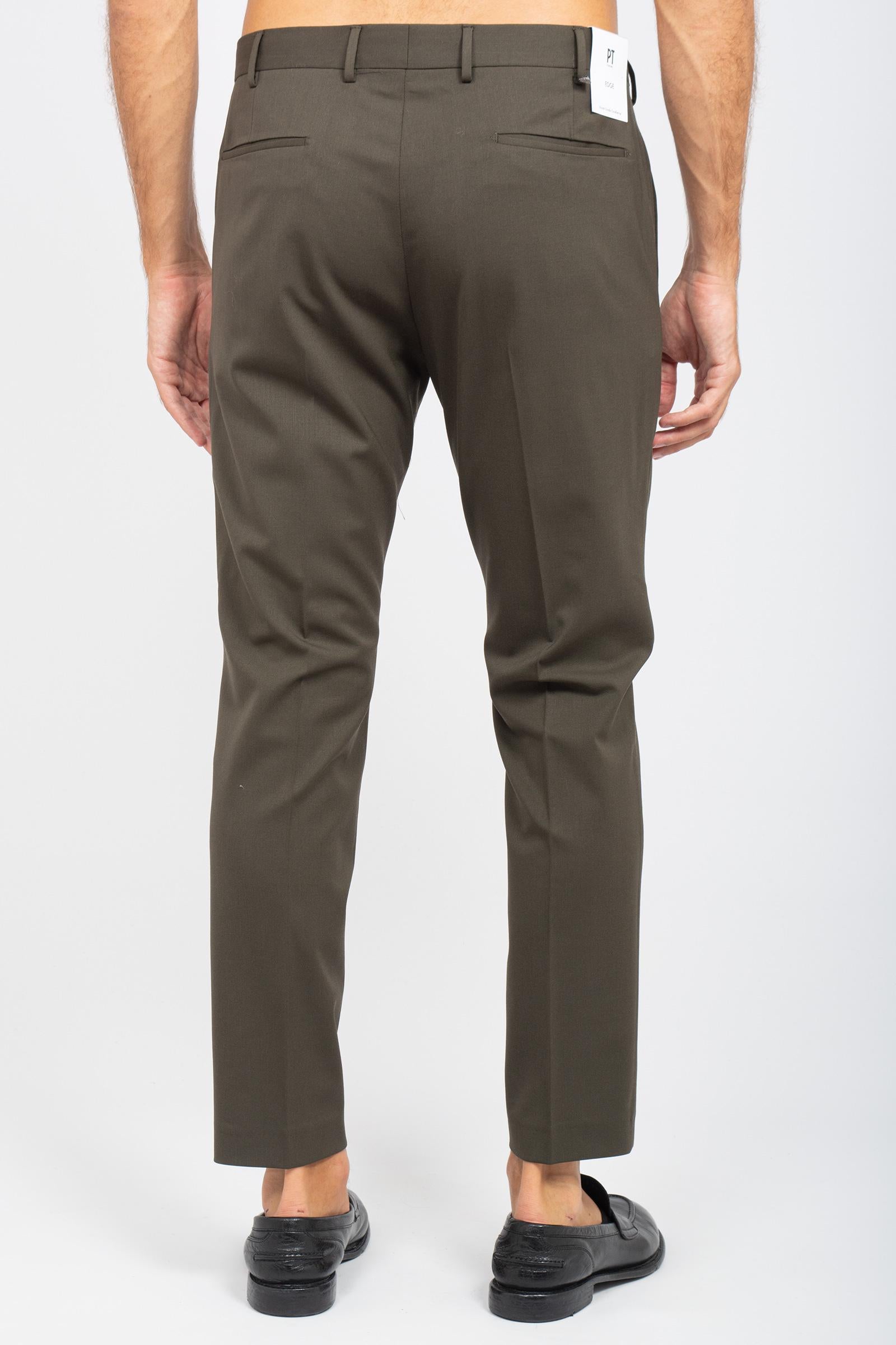 pantalone in lana stretch 'dieci' COAFX0Z00FWD MA370445 PT TORINO 