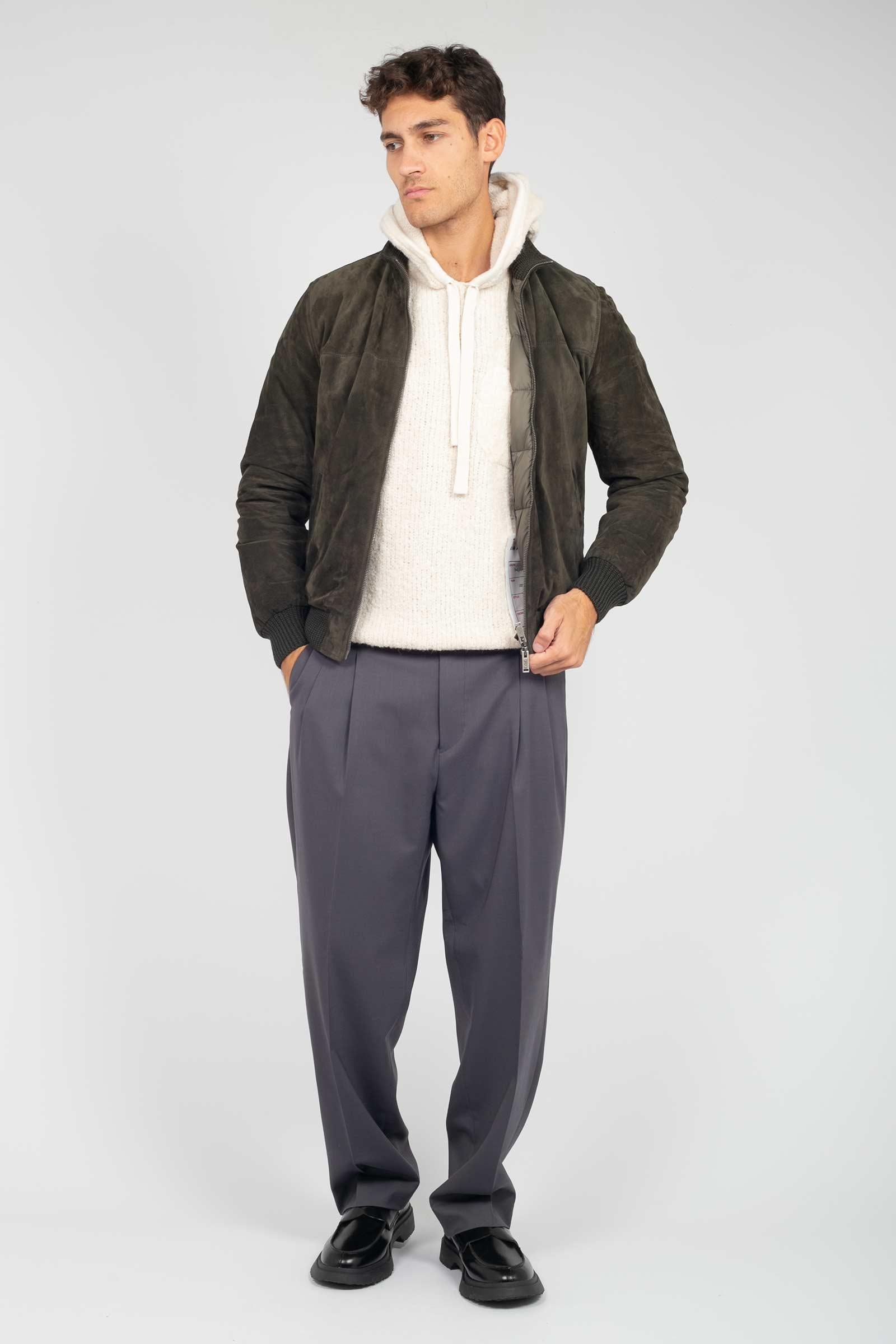 giacca in suede imbottita 3356P SAFARI HCR 