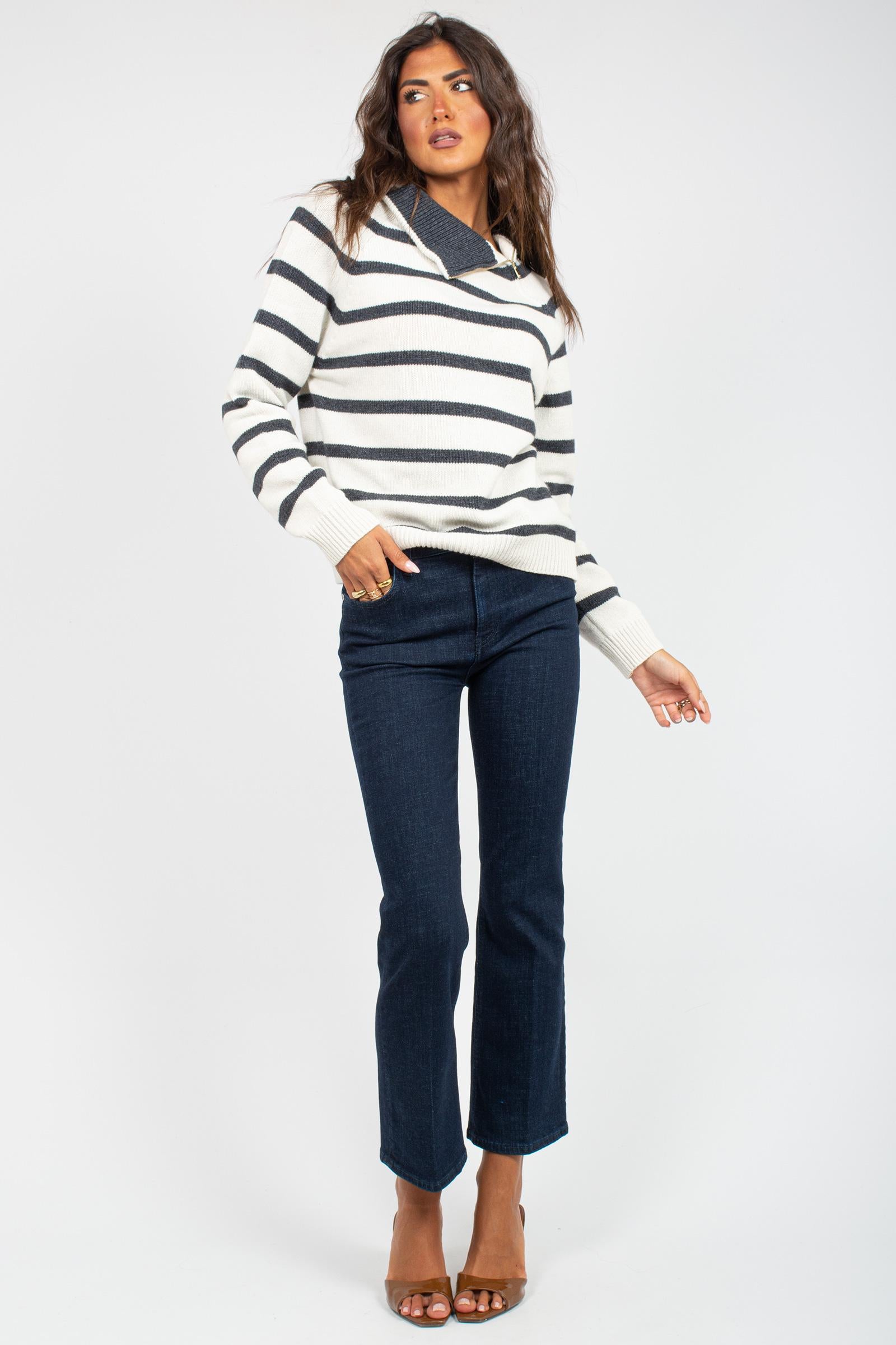 collo alto in misto cashmere 'irmina' S5WE40 A13Y2 SEMICOUTURE 