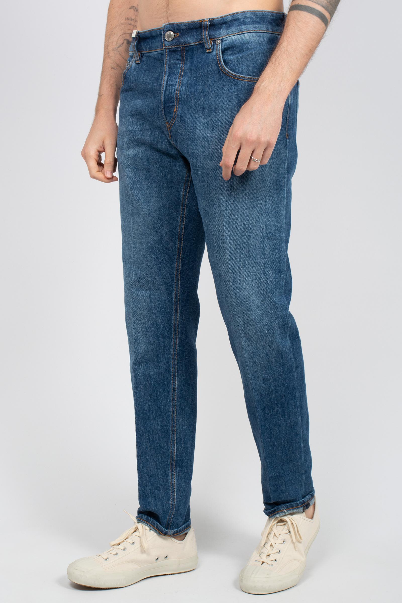jeans in bull di cotone stretch 'raggae fit' C5TP05B0 TX1610MI30 PT TORINO DENIM 