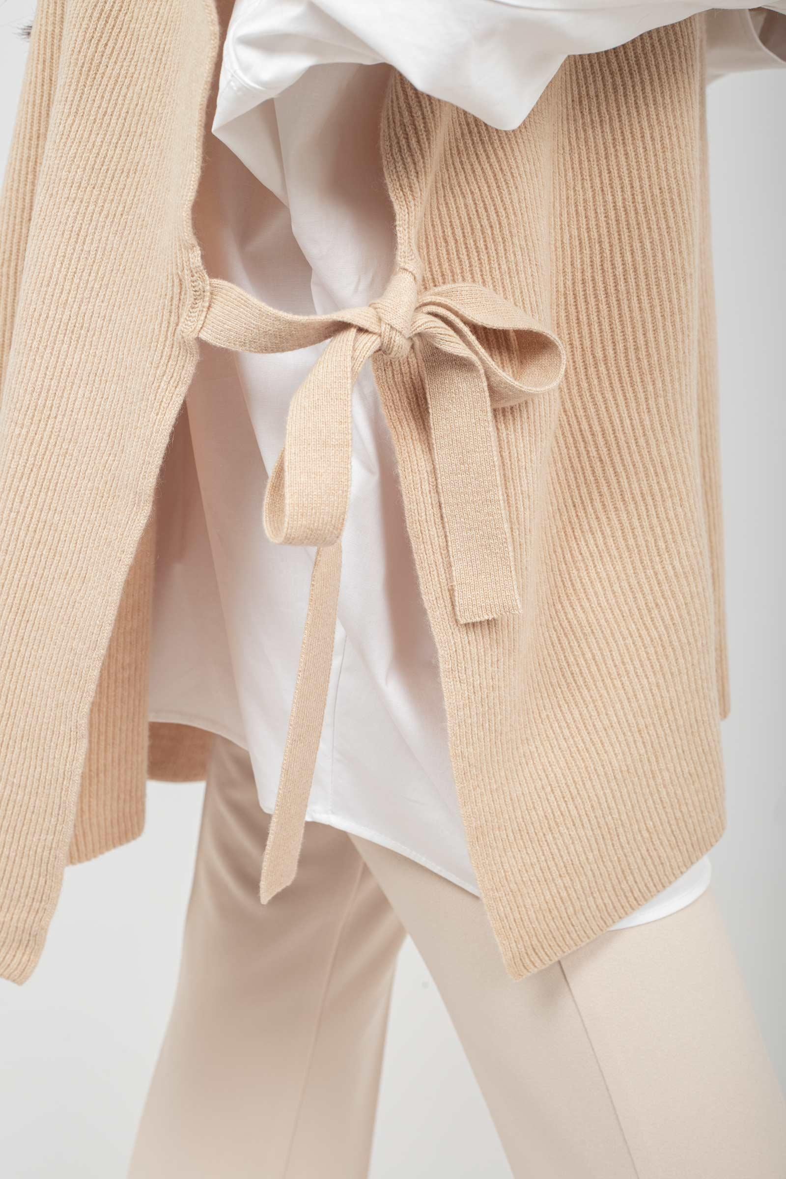 poncho in lana e cashmere RAPIDO ALABASTER AMINA RUBINACCI 