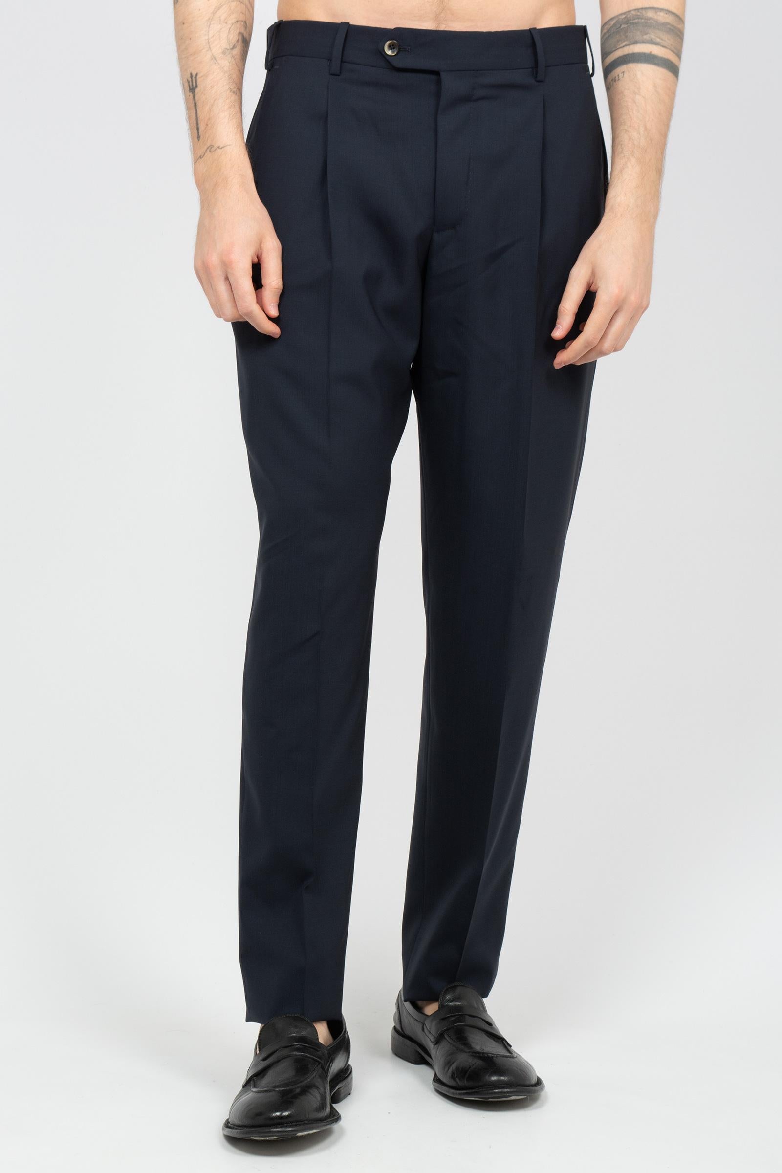 pantalone in lana vergine 'union fit' COZSUFZA0CL1 ZI560370 PT TORINO 