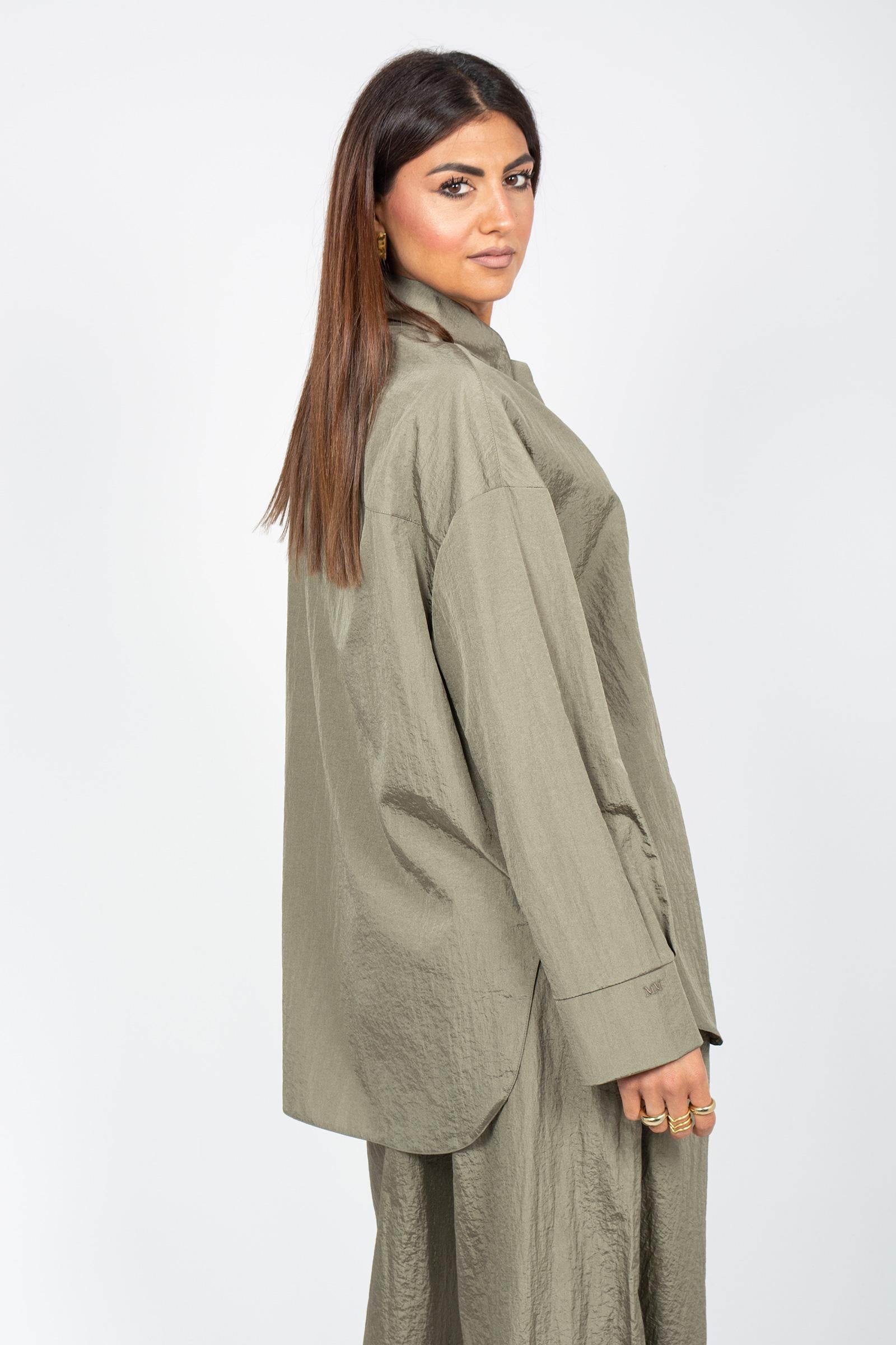 camicia in nylon 'platani' 2616191027600 001 MM - MAX MARA 