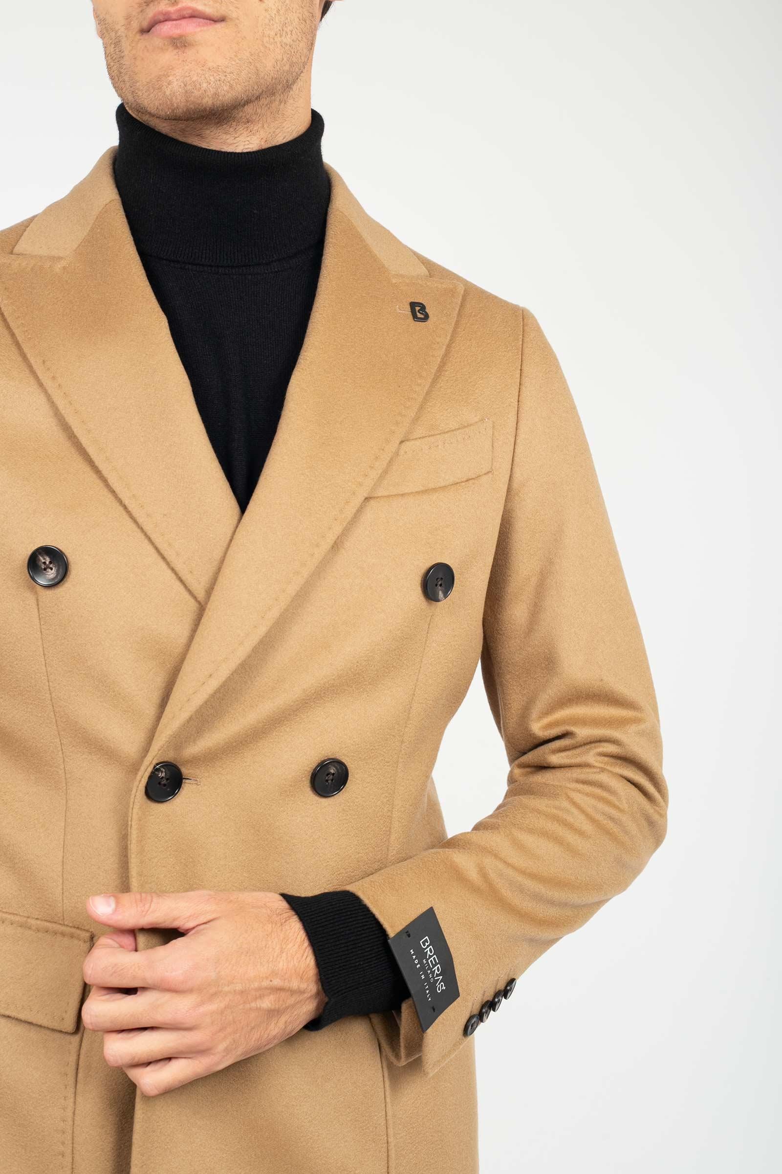 cappotto doppio petto in panno di lana vergine A4LIONEC100 100 BRERAS 