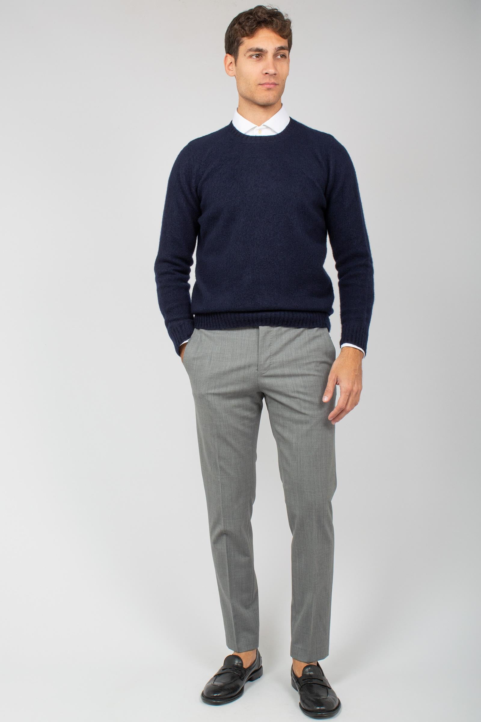 girocollo in lambswool D8W103GLO 790 DRUMOHR 