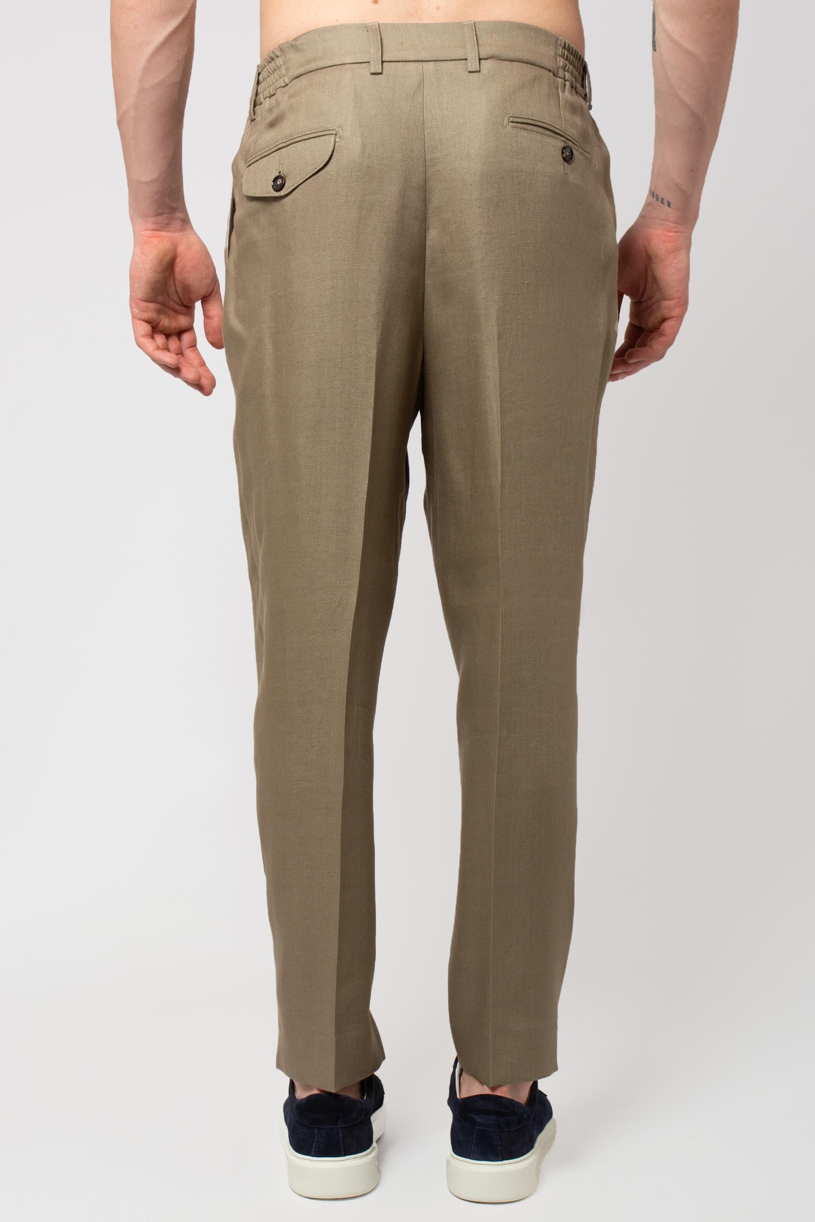pantalone in lino 'sammy' SAMMYLM85S26 FANGO BE ABLE 