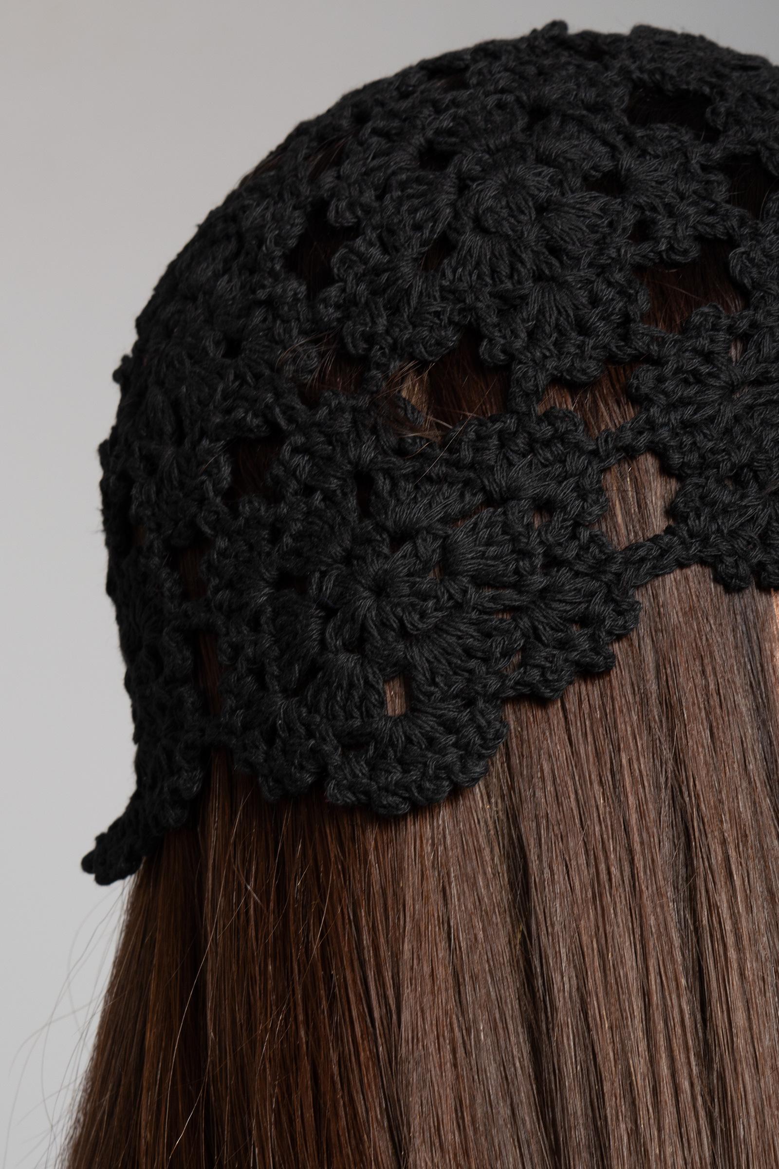 berretto crochet in cotone S26AS05 B169 WEILI ZHENG 