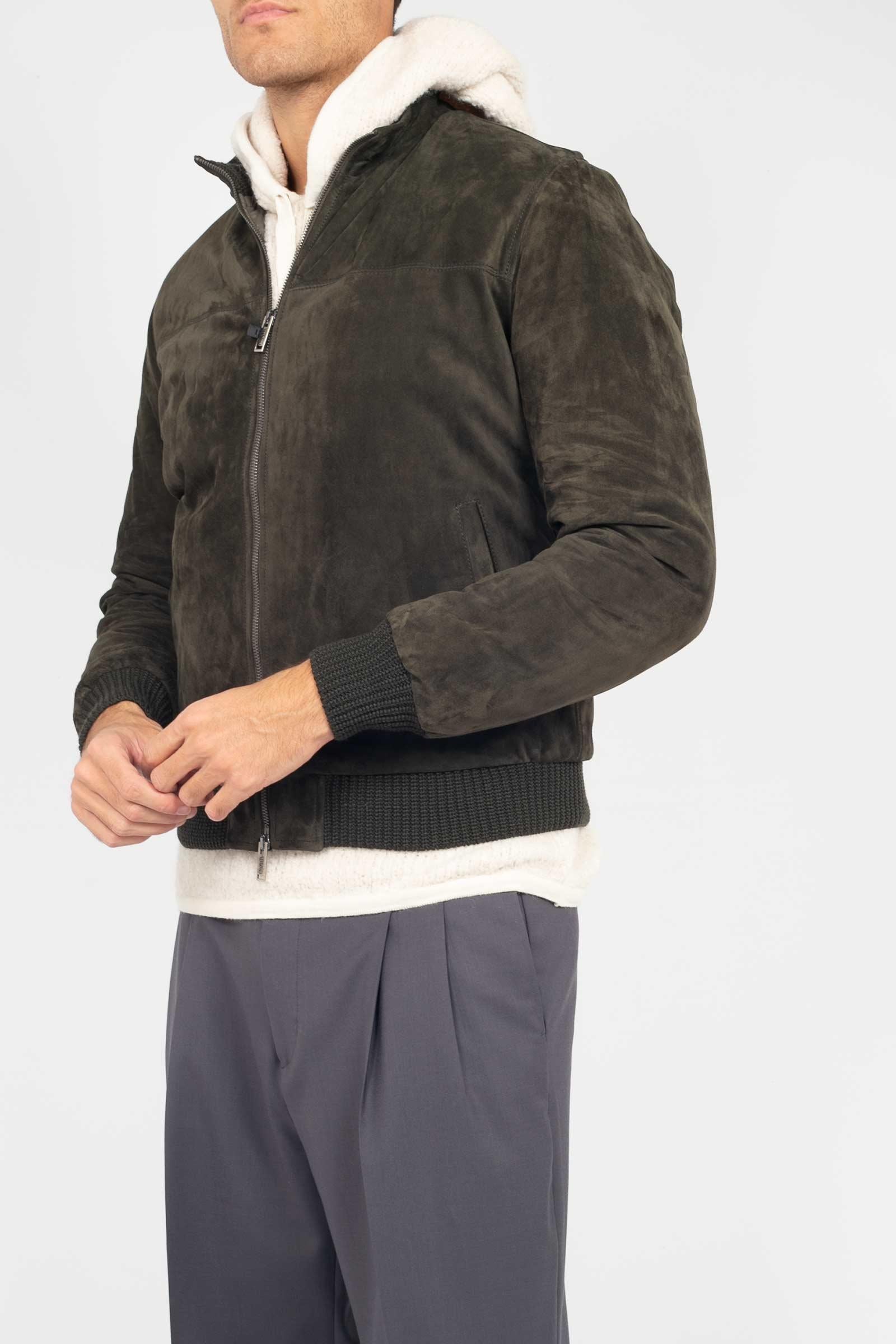 giacca in suede imbottita 3356P SAFARI HCR 