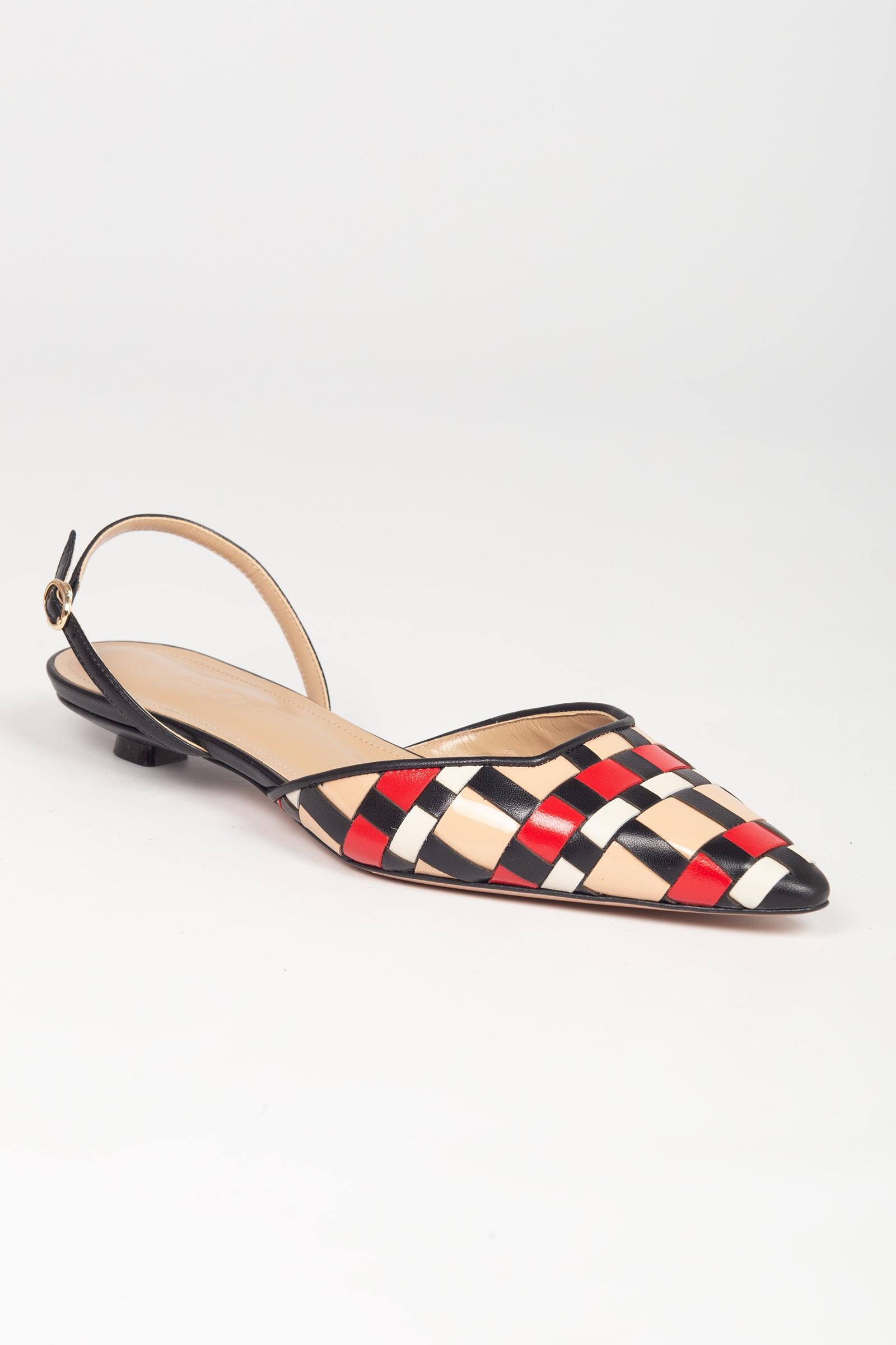decollete 100mm in nappa intrecciata AB2925 NEROSAVCALF A.BOCCA 