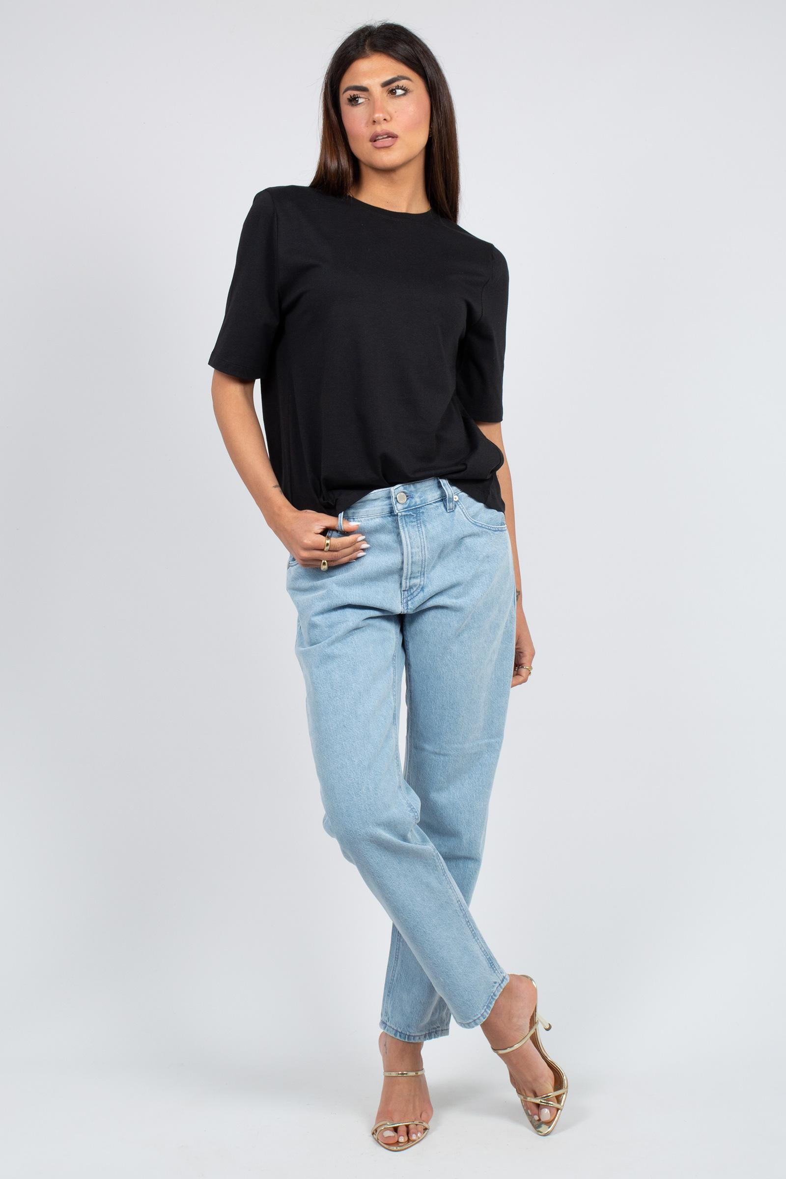 t-shirt in cotone 'pauline' CNTJ02 Y69 SEMICOUTURE 