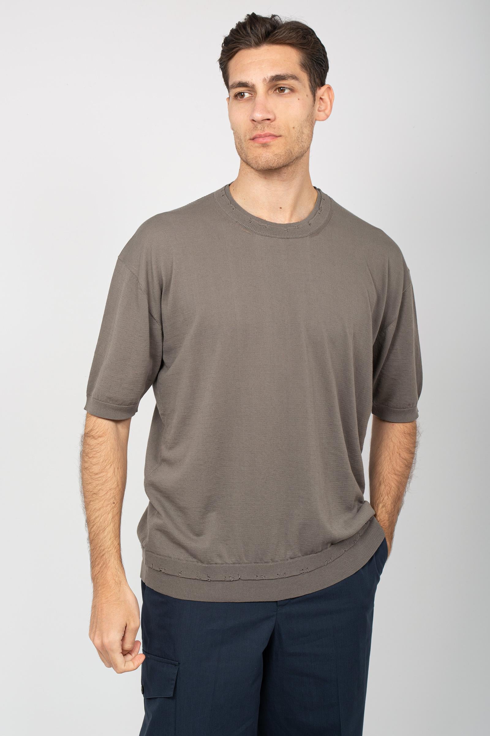 t-shirt in filo di cotone AFU11 63 ATOMO FACTORY 