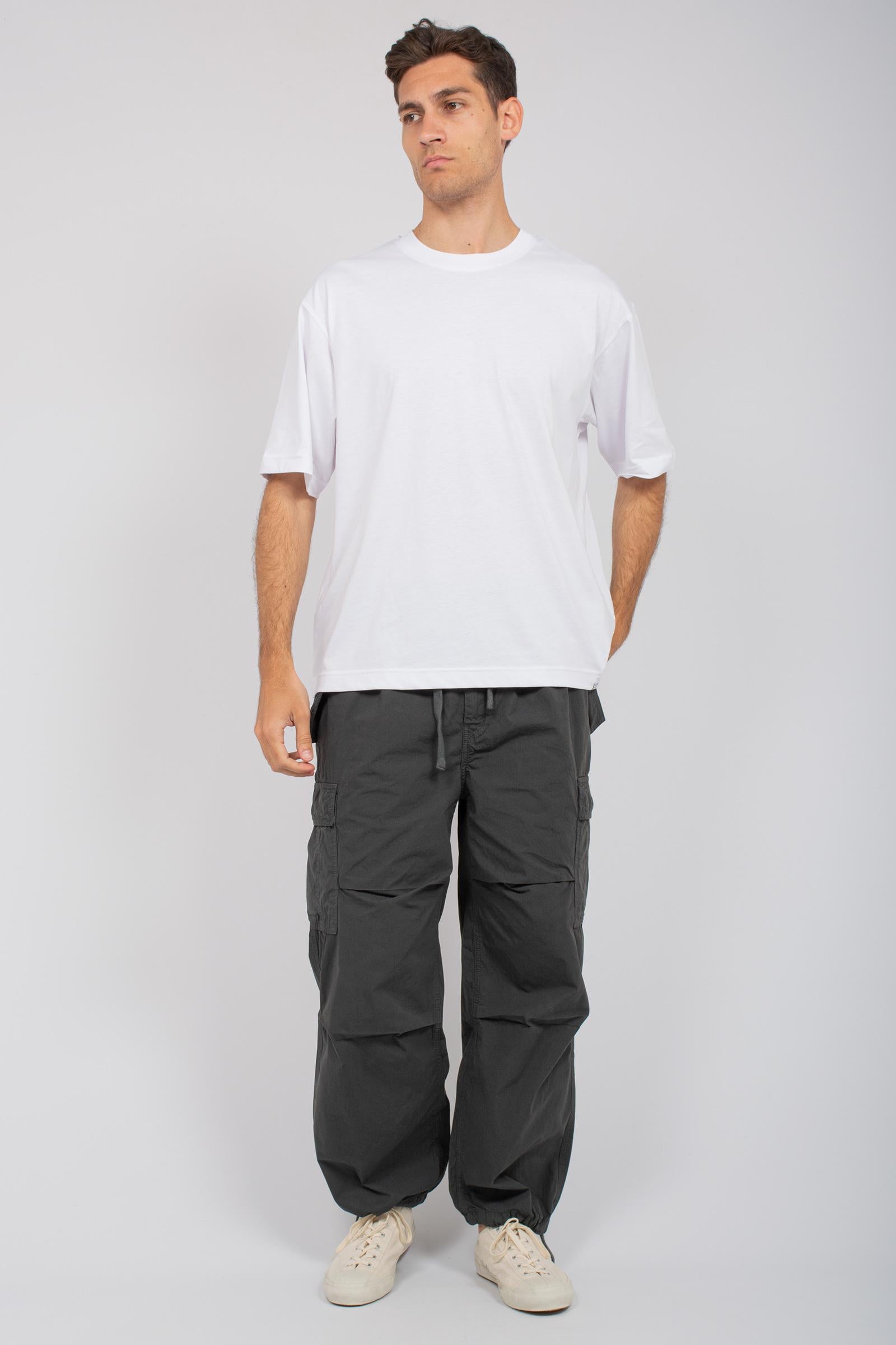 pantalone cargo in cotone washed 'para' AMU123CK820569 C0073 AMISH 