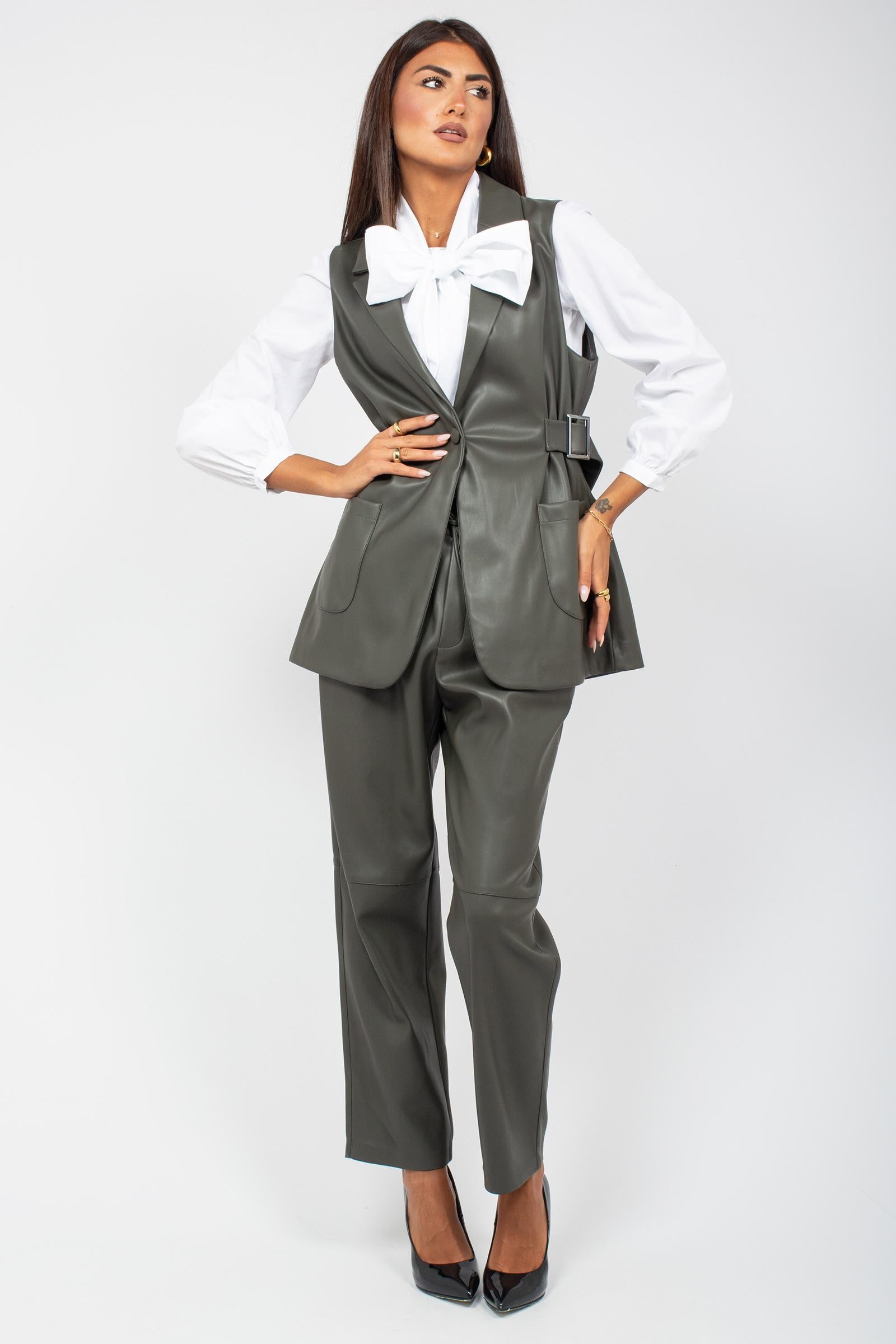 gilet in ecopelle 2416R002964N 25 DIANA GALLESI 